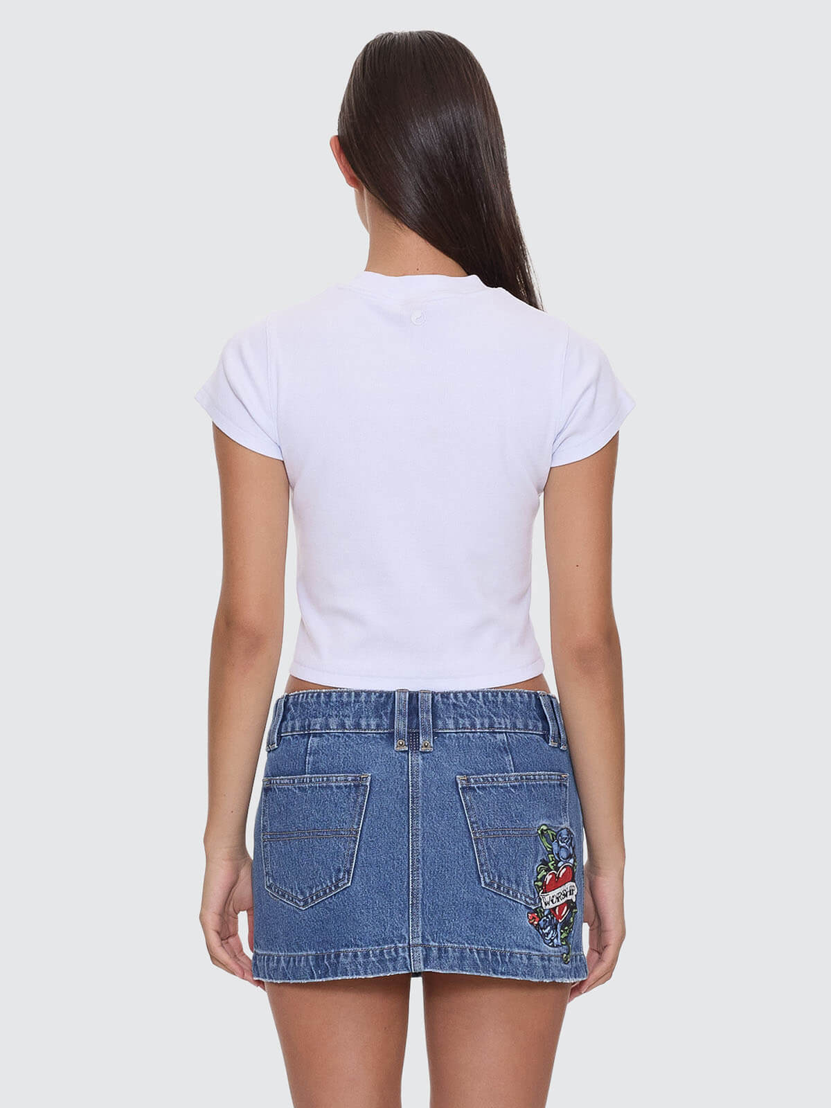 No Ragrets Teeny Tee - White - Image 5