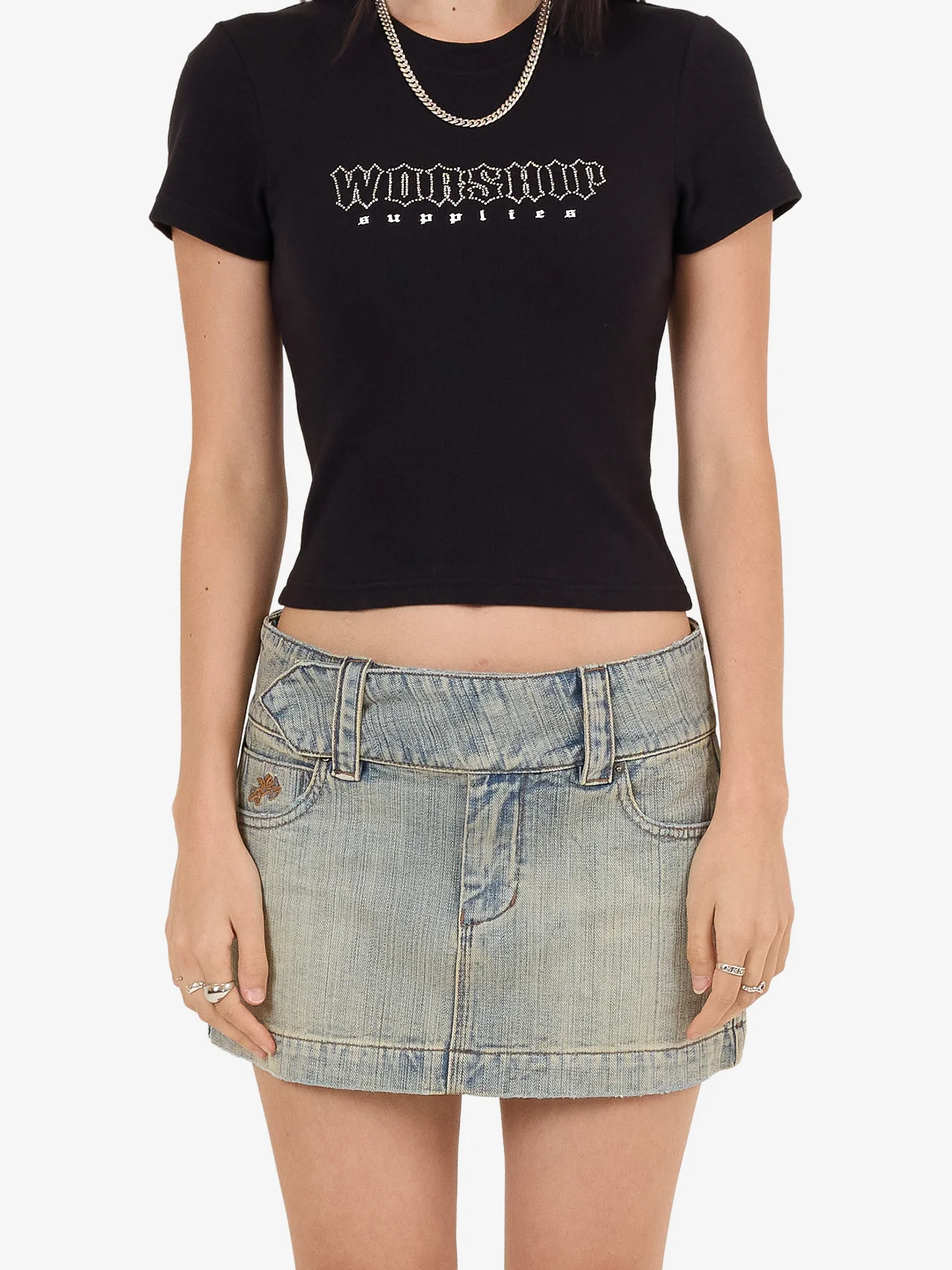 Nostalgia Micro Skirt - Dirty Streaky Fade - Image 5