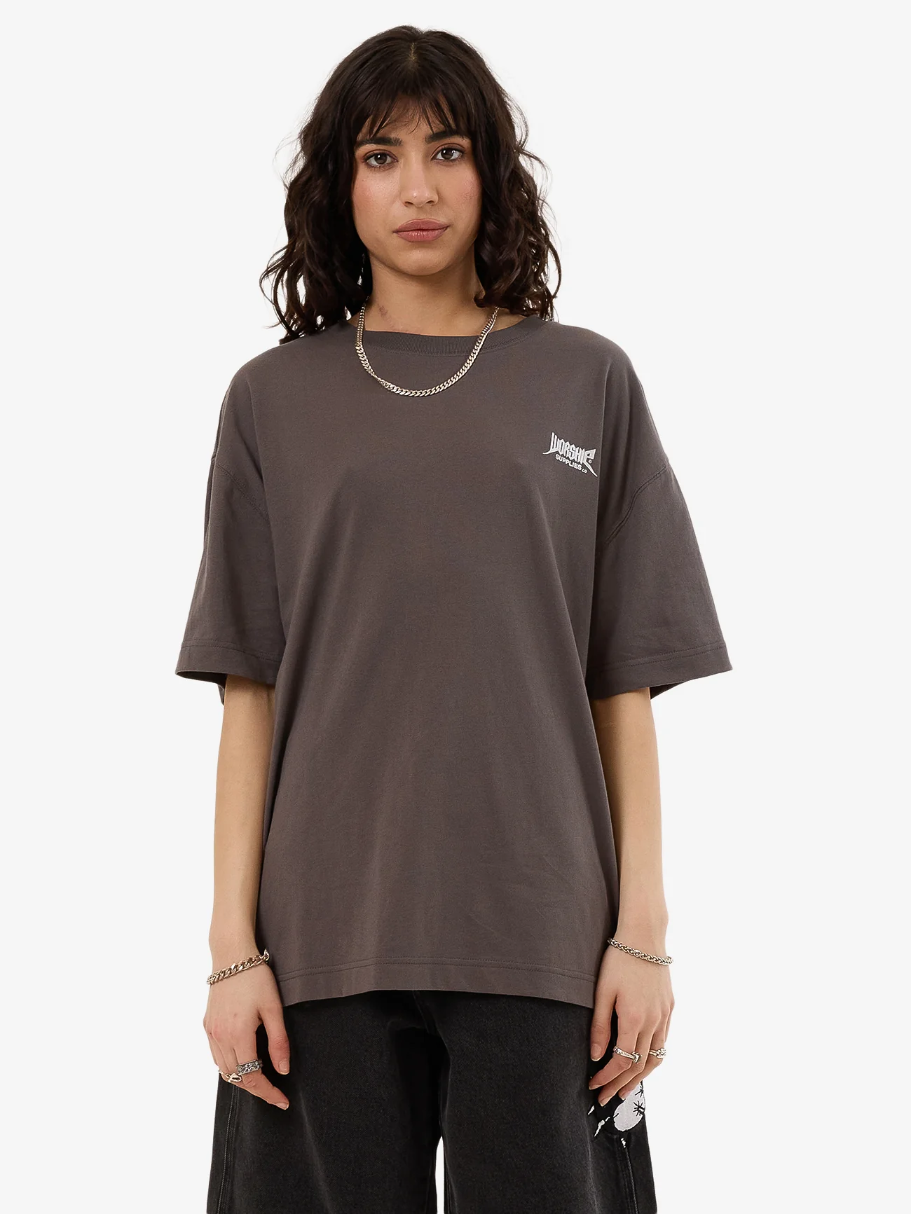 Nuclear Relaxed Fit Tee - Worn Black
