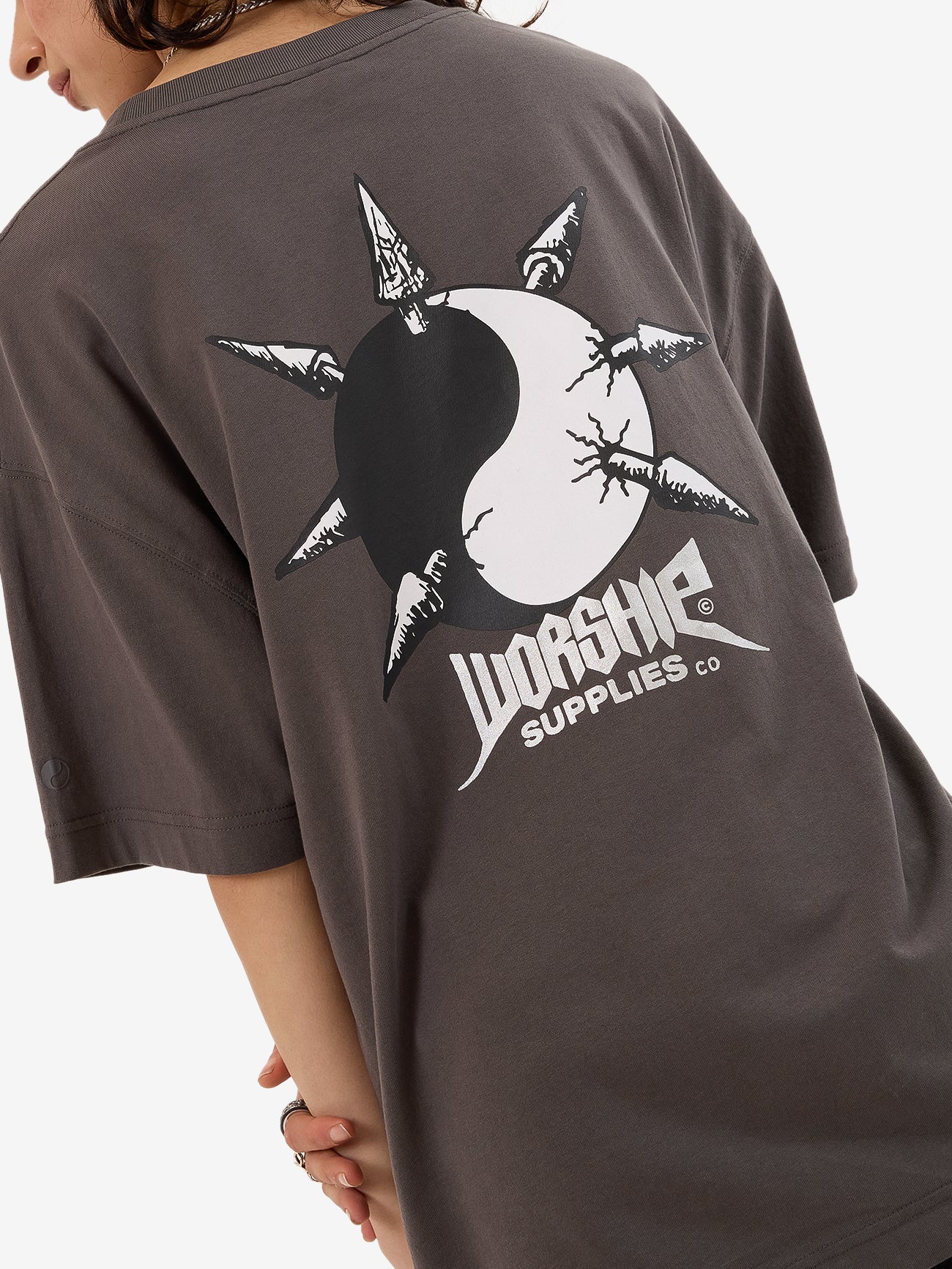 Nuclear Relaxed Fit Tee - Worn Black - Image 8