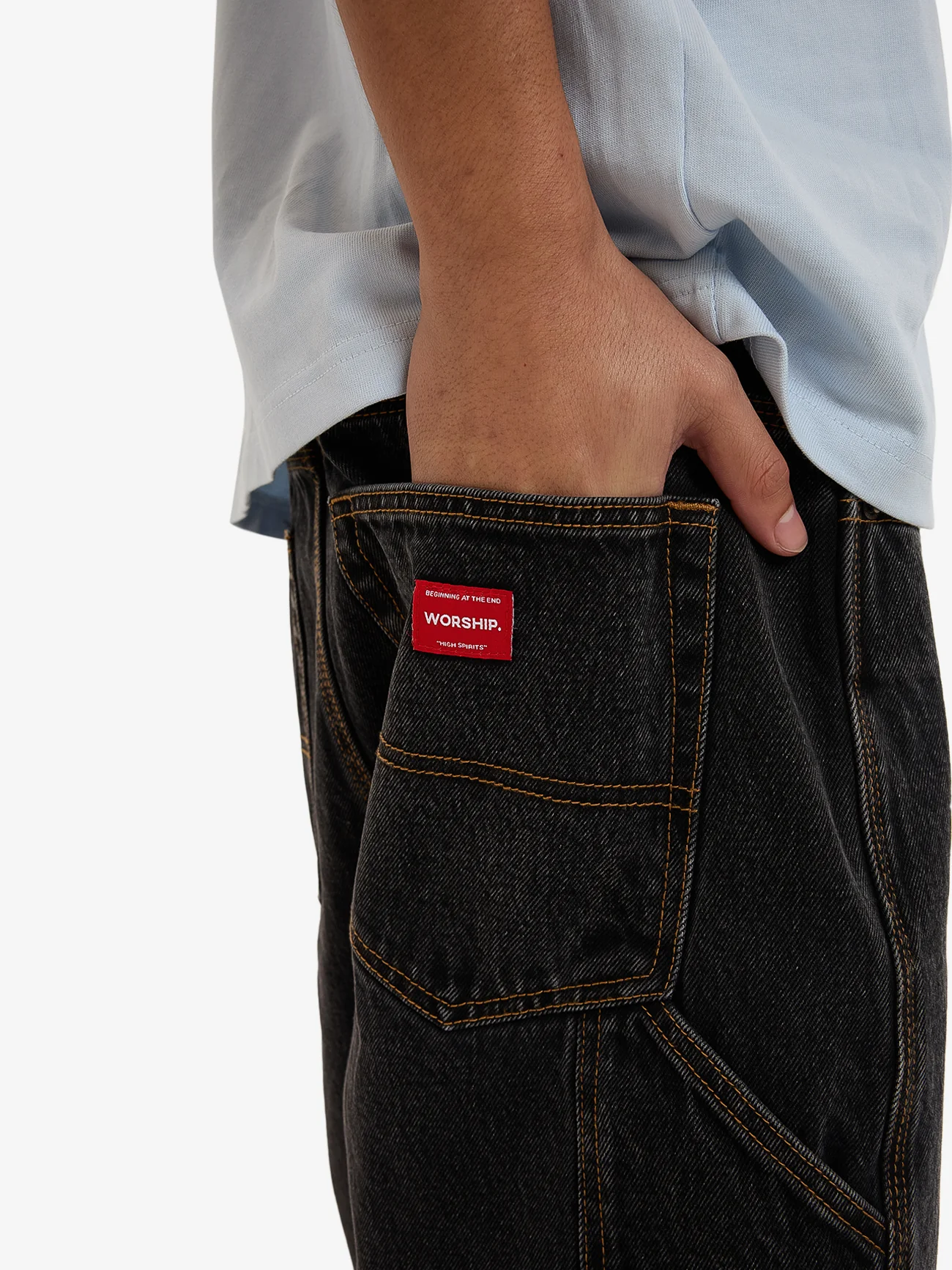 Nucore Carpenter Short - Black Rinse - Image 7