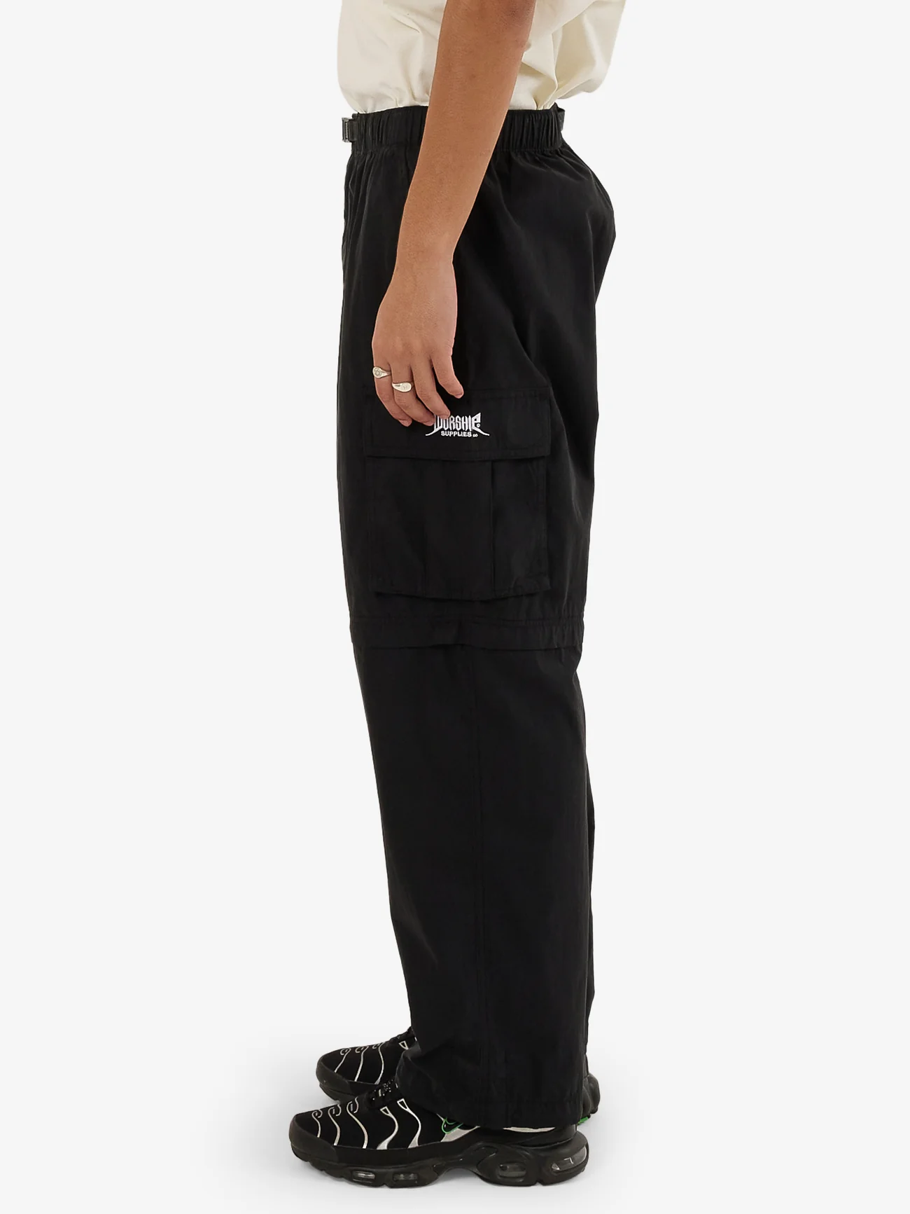 Nucore Zip Off Cargo Pant - Washed Black - Image 3
