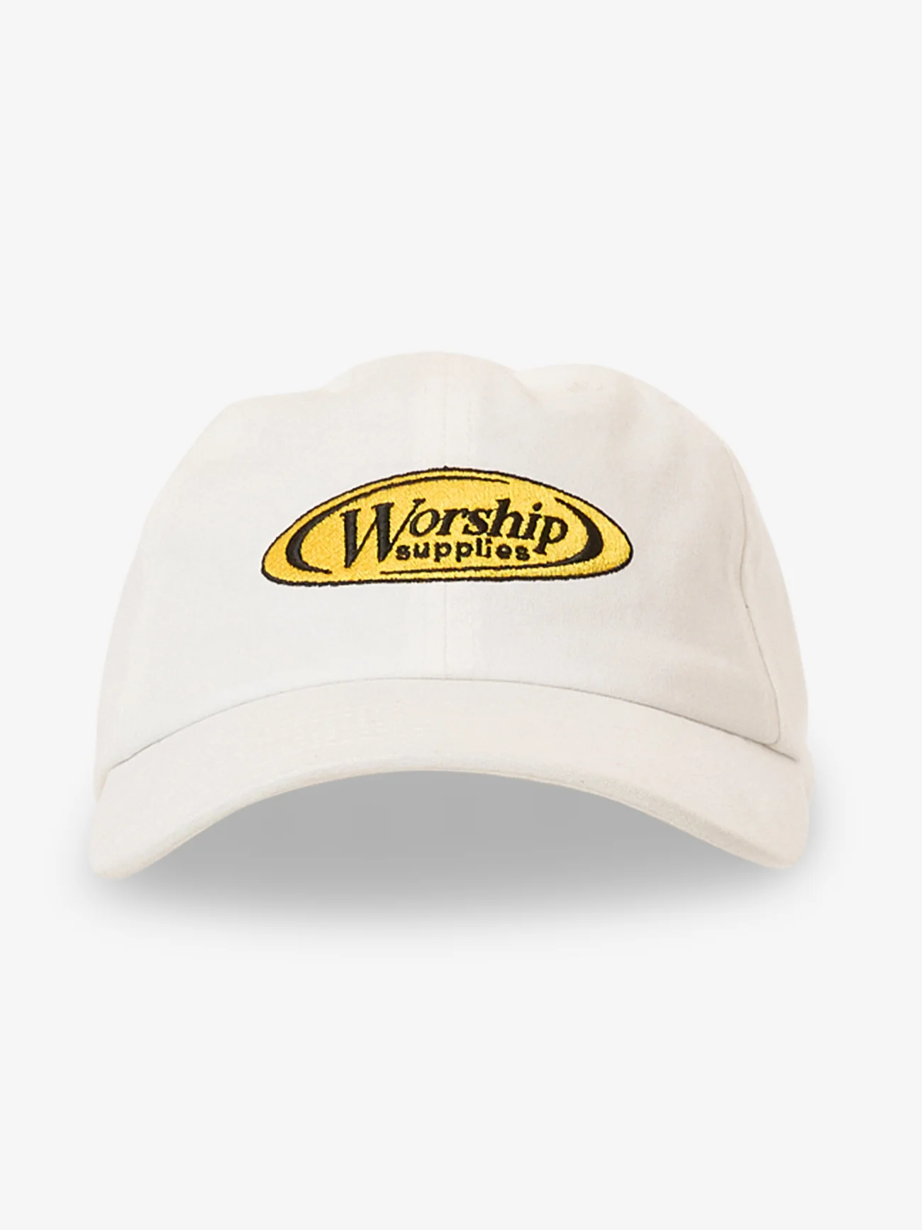 Overt 6 Panel Dad Hat - Cream