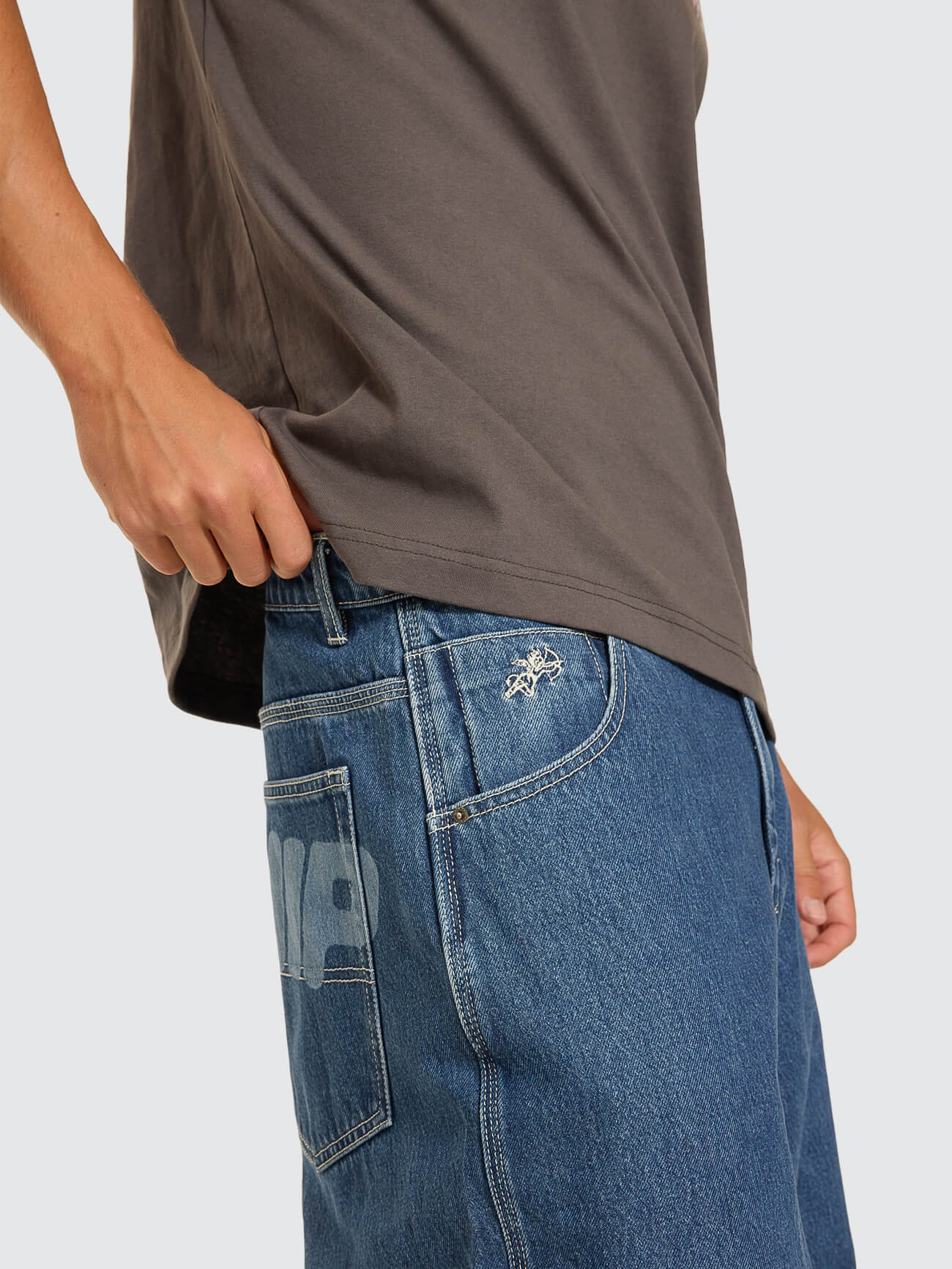 Panorama Dozer Jean - Worn Blue Rinse - Image 10