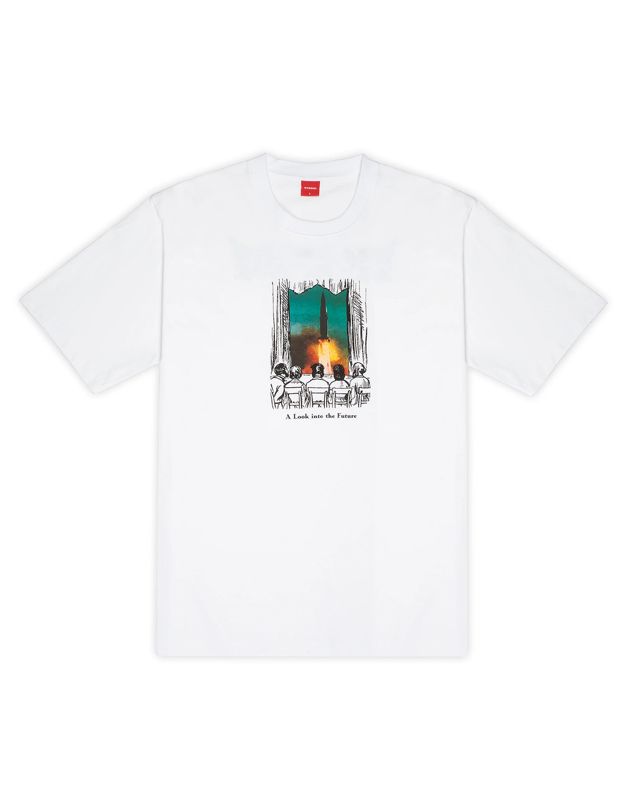 Peep Show Tee - White