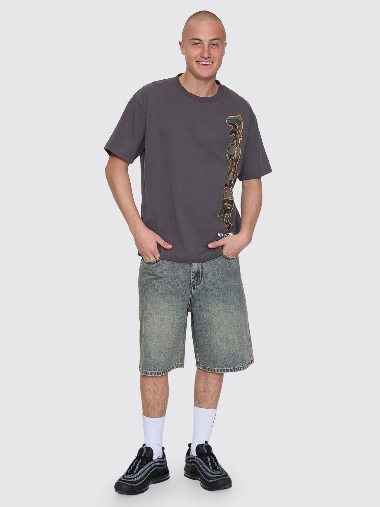 Plain Sight Tee - Worn Black - Image 4