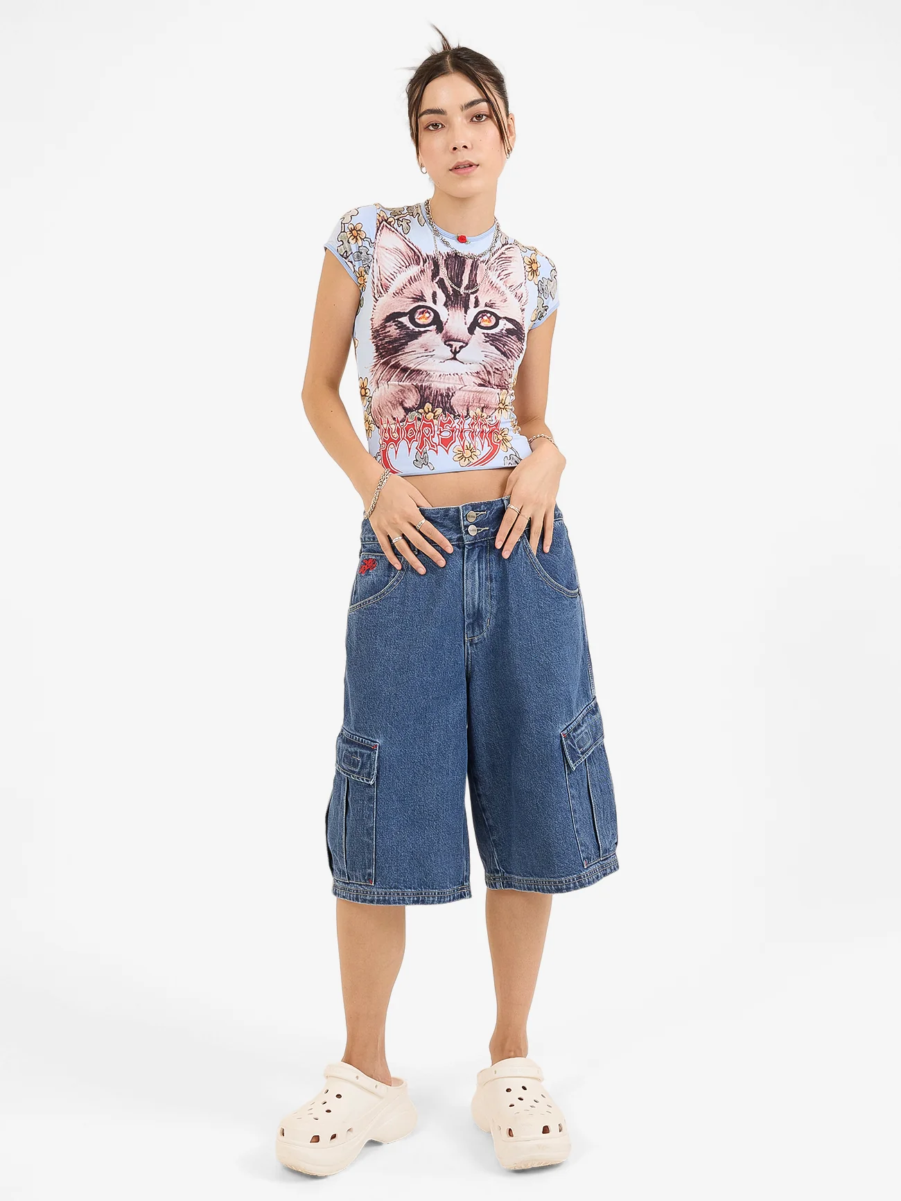 Playtime Cap Sleeve Top - Cerulean Blue - Image 5