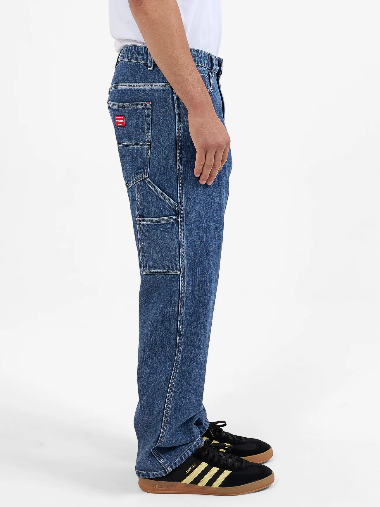Playtime Carpenter Jean - Worn Blue Rinse - Image 3