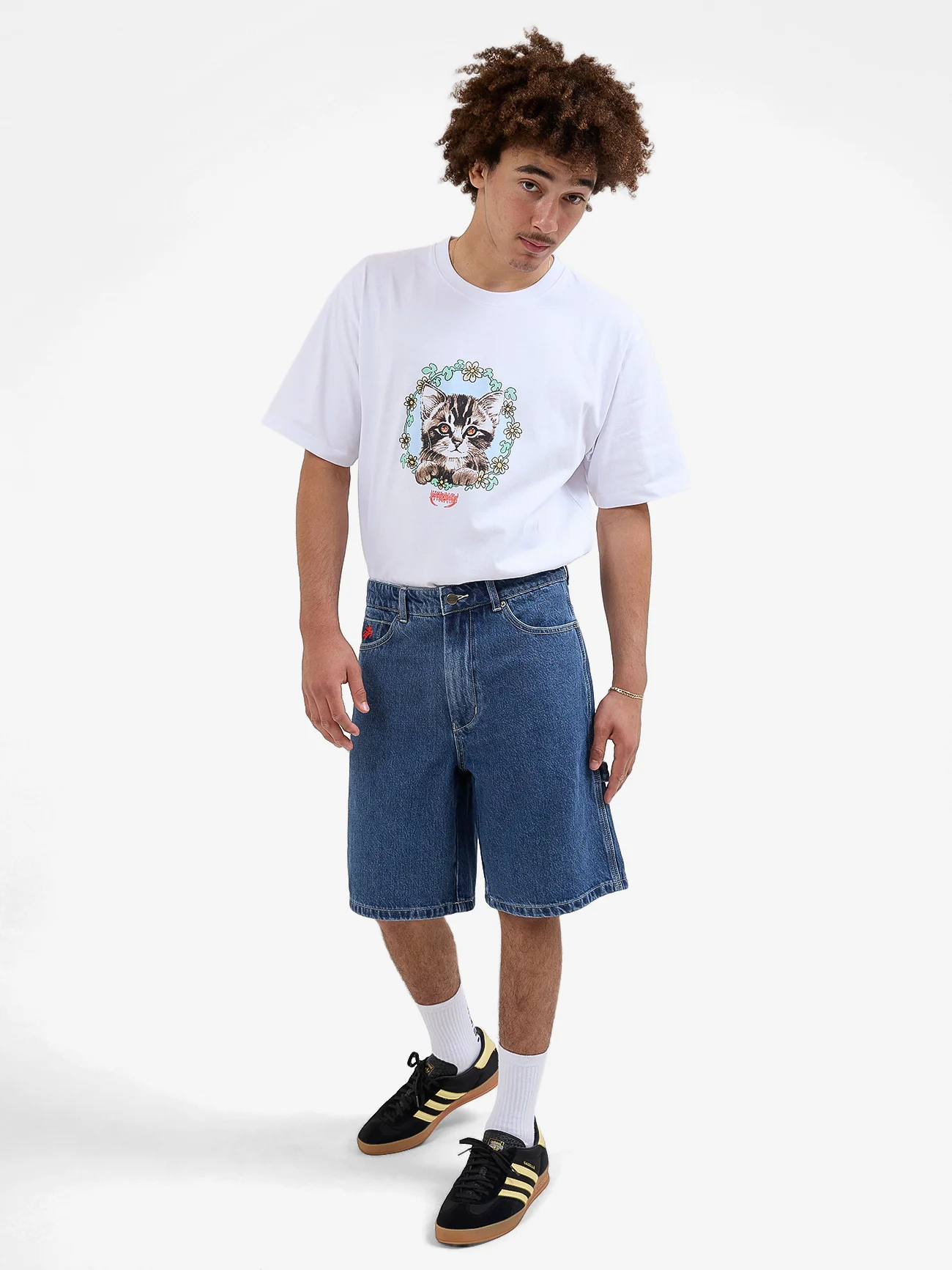 Playtime Carpenter Short - Worn Blue Rinse - Image 5