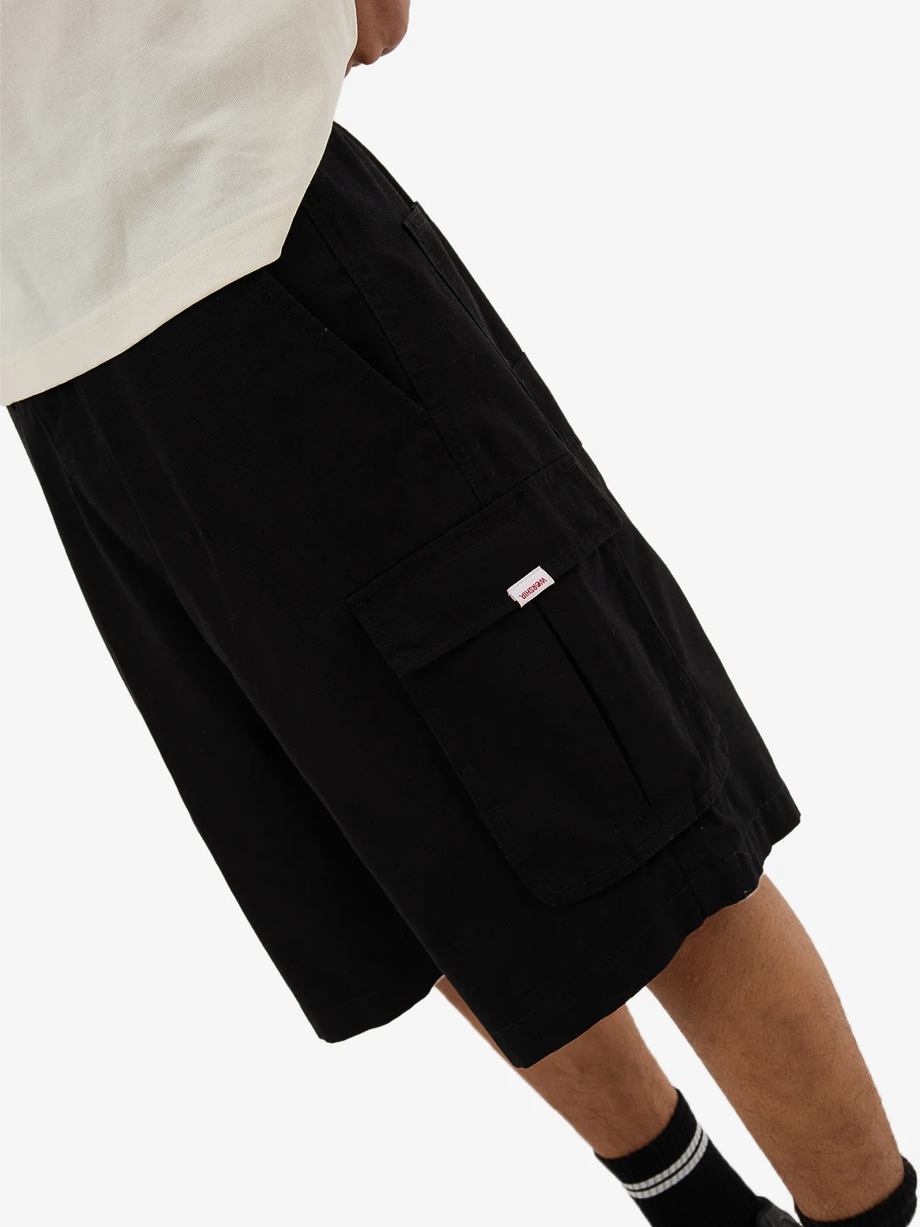 Prequil Cargo Short - Black - Image 7
