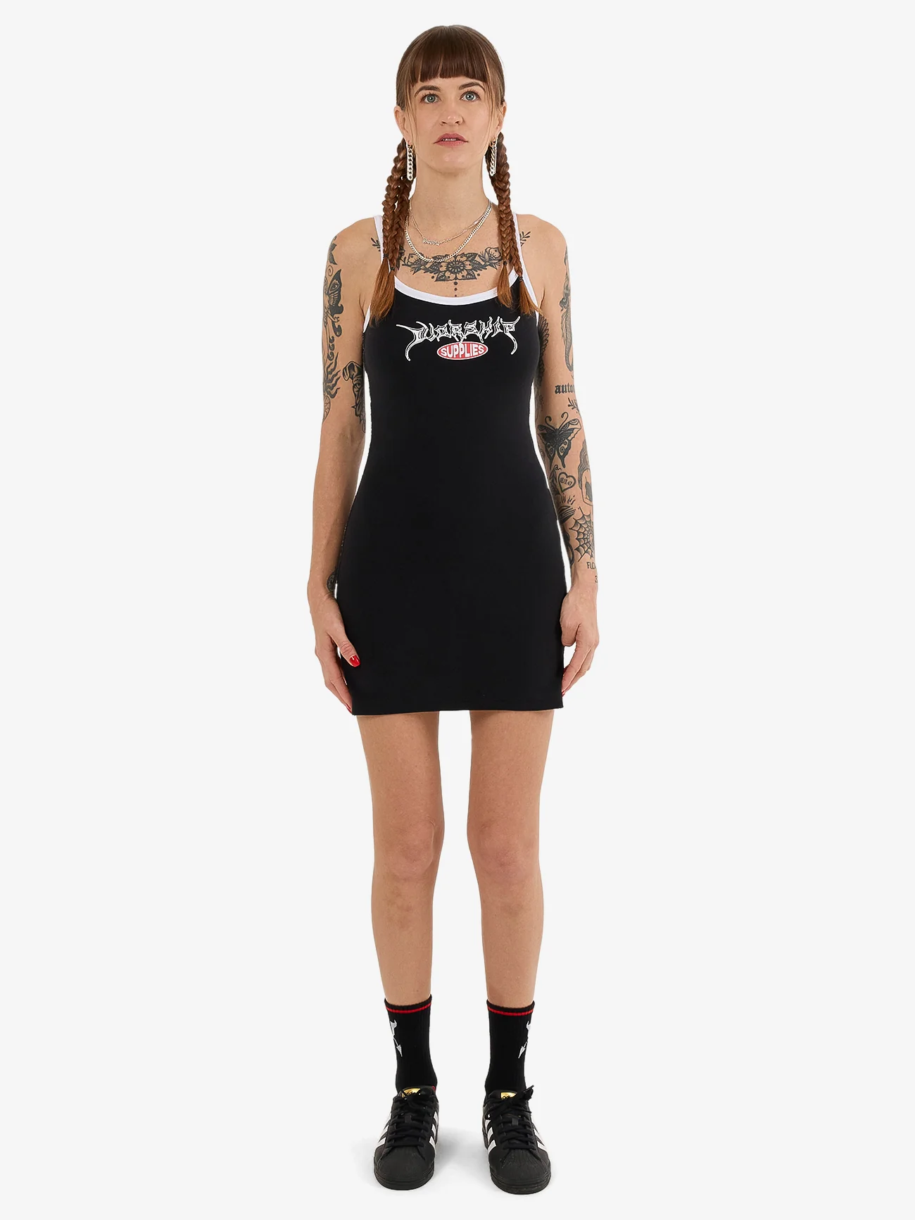 Prequil Strappy Mini Dress - Black