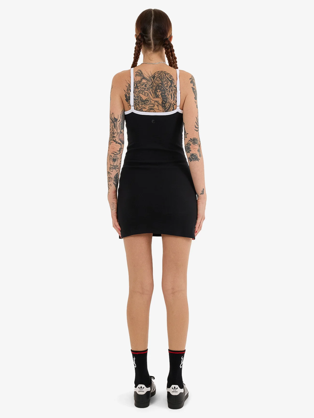 Prequil Strappy Mini Dress - Black - Image 2