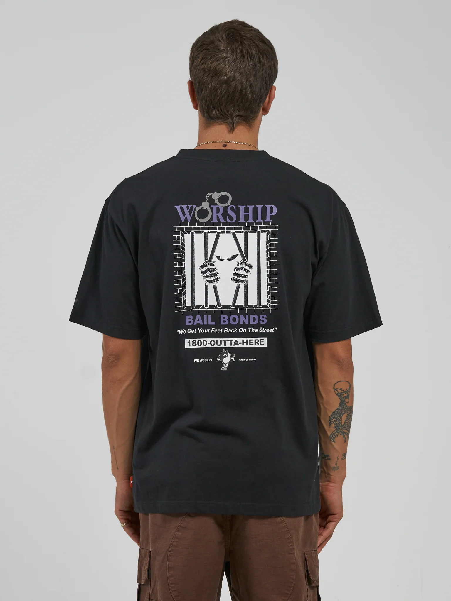 Probation Tee - Black - Image 2