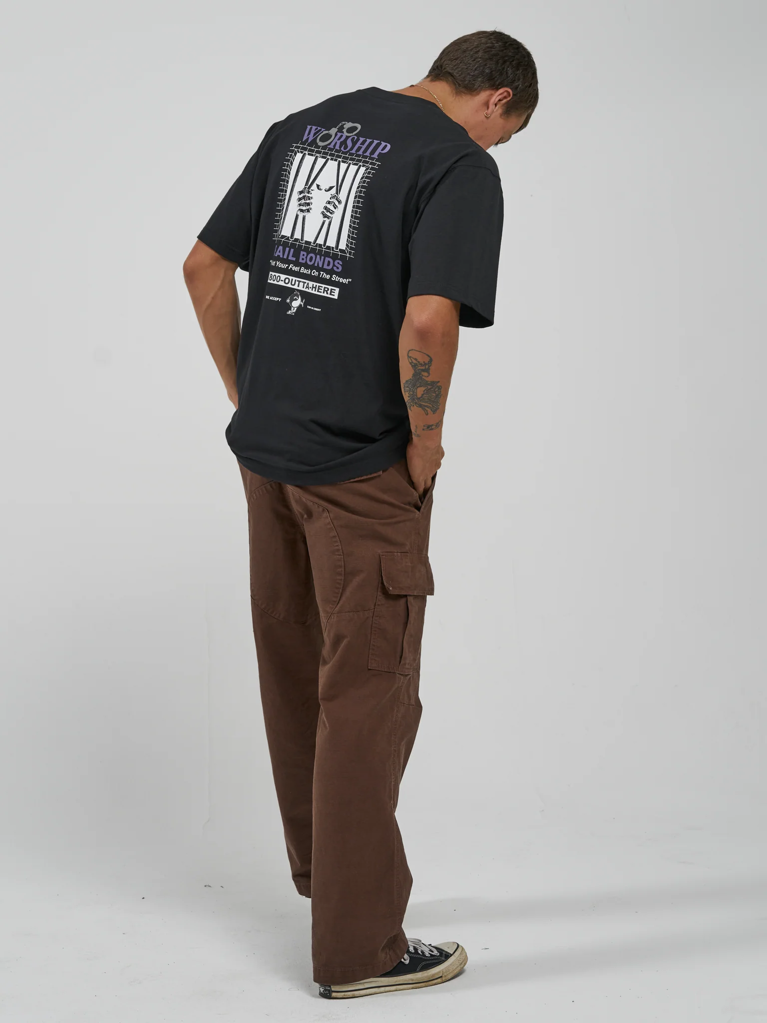 Probation Tee - Black - Image 6