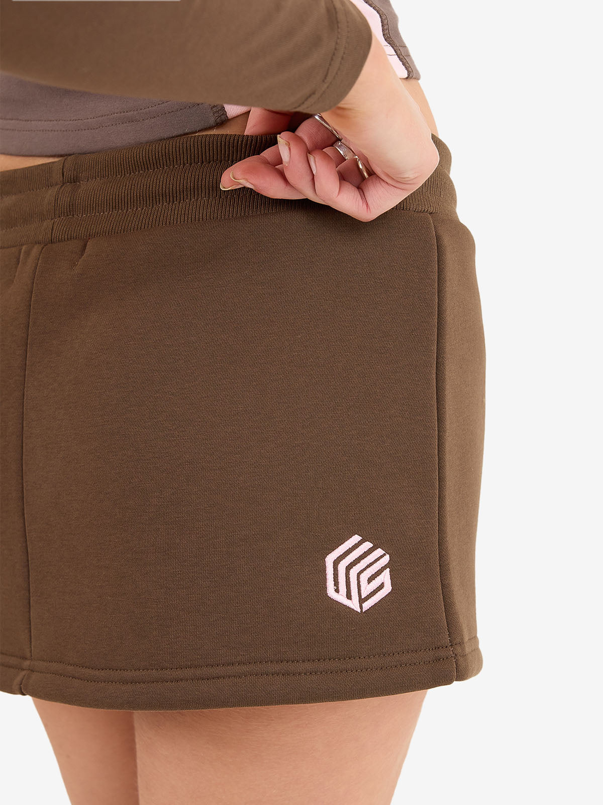 Punter Micro Skirt - Chocolate - Image 7