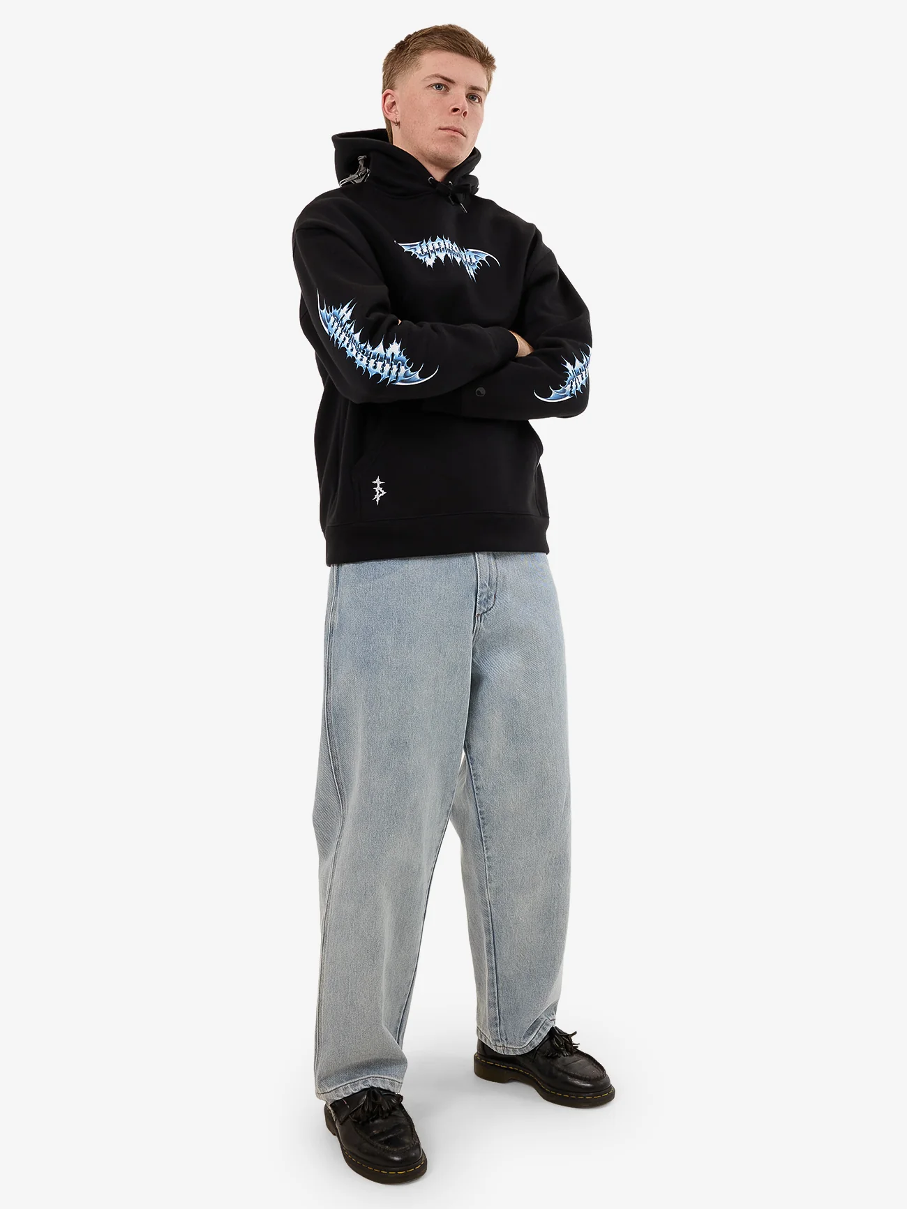 Pure Doom Pullover Hood - Black - Image 5