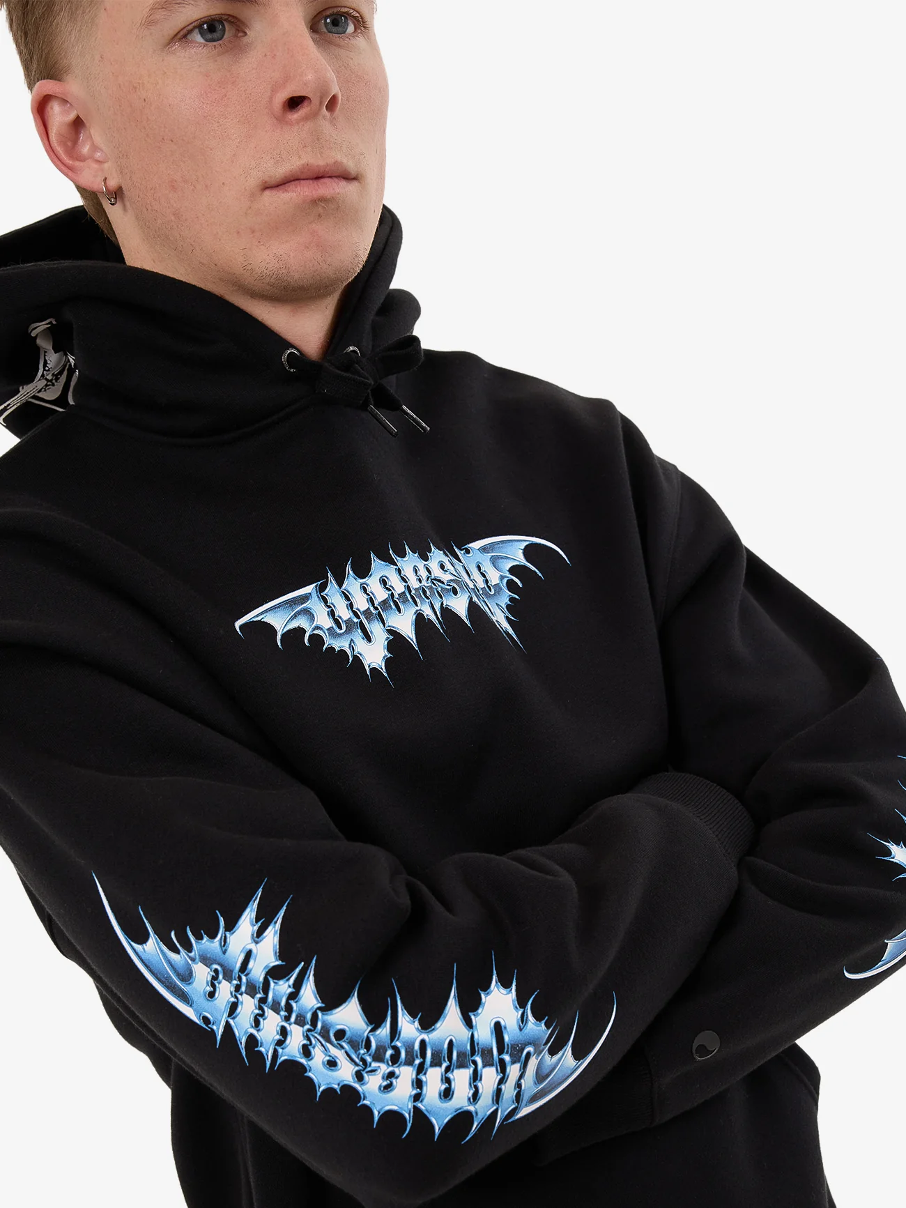 Pure Doom Pullover Hood - Black - Image 6