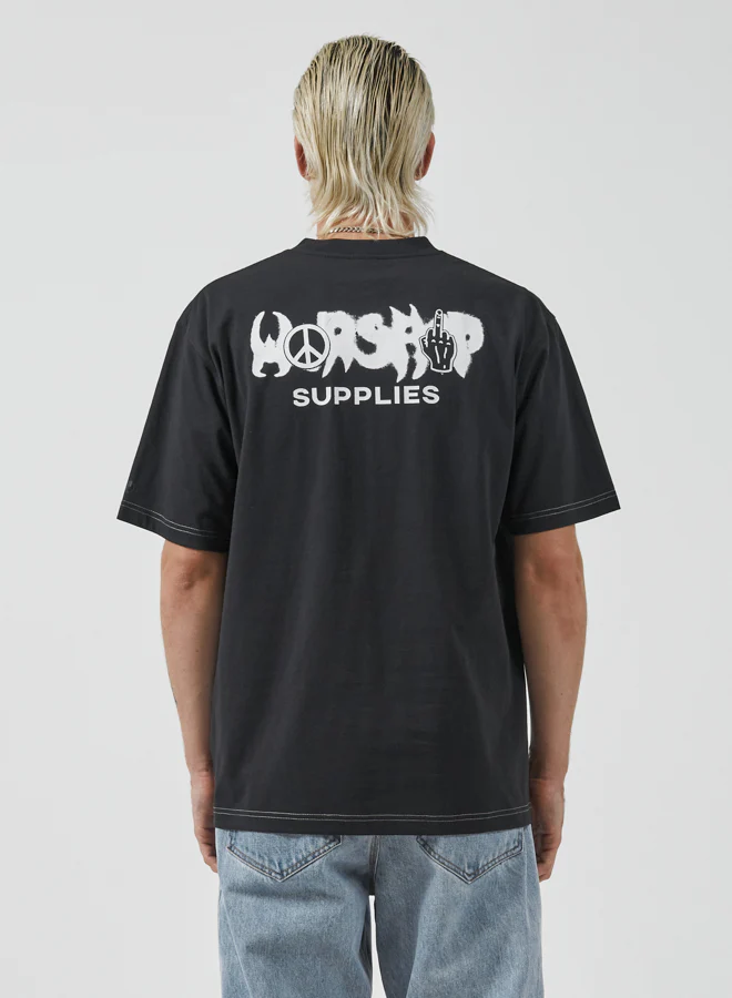 Pure Mayhem Tee - Washed Black - Image 2