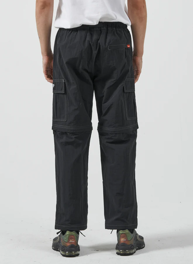 Pure Mayhem Zip Off Nylon Cargo Pant - Black - Image 5