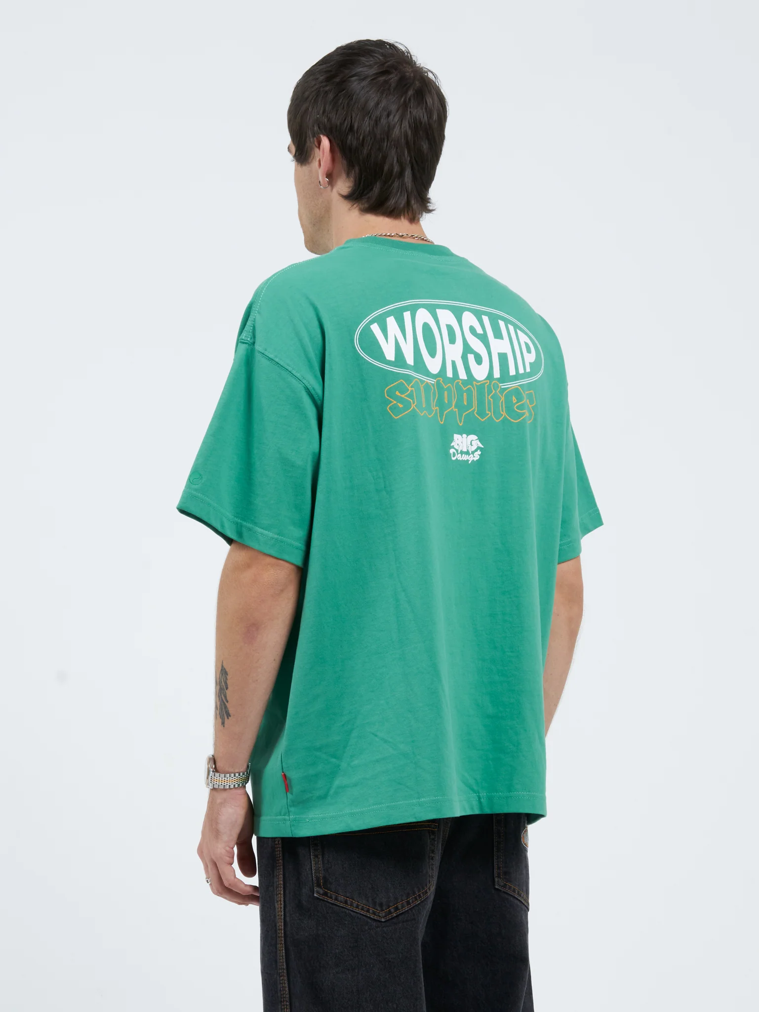 Purebred Tee - Washed Opal Green - Image 5