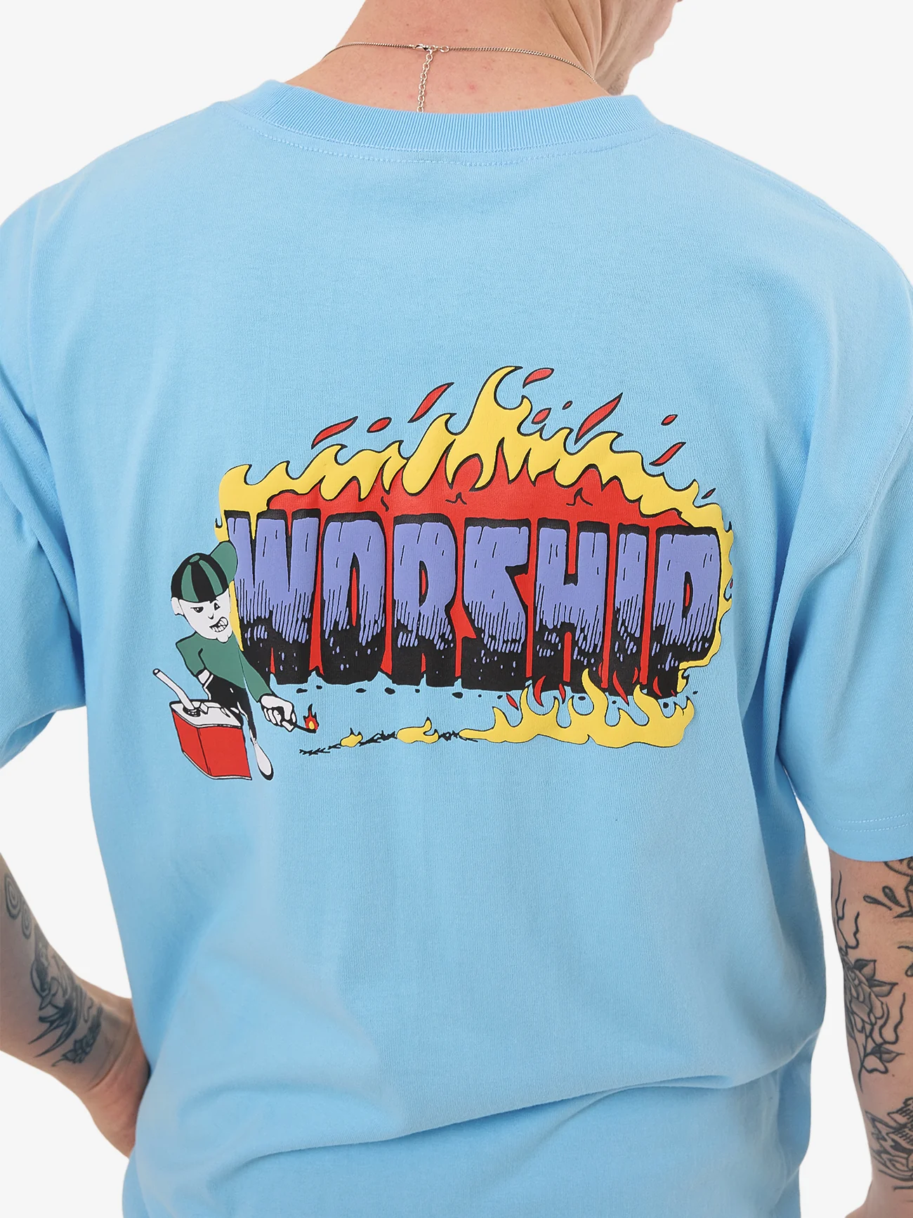 Pyrotechnics Tee - Baltic - Image 2