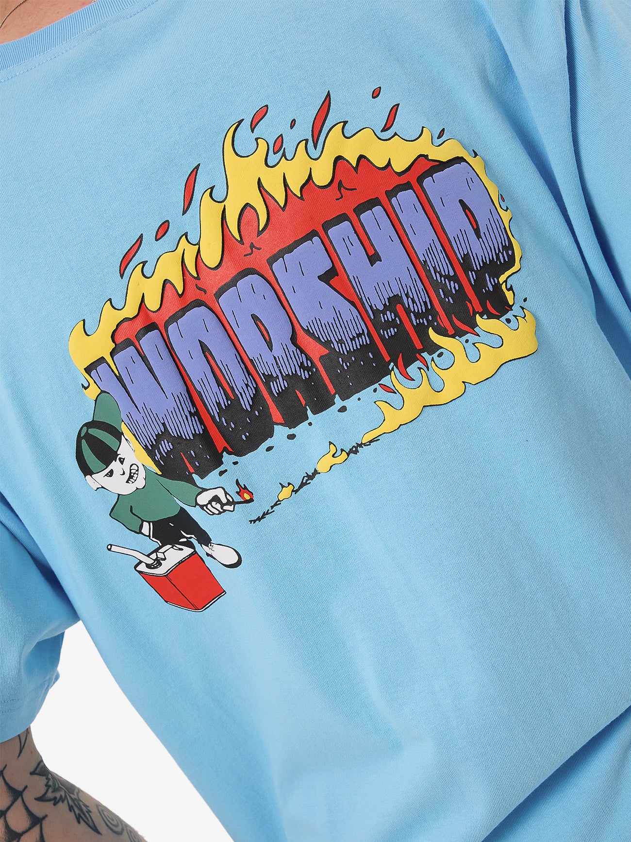 Pyrotechnics Tee - Baltic - Image 7
