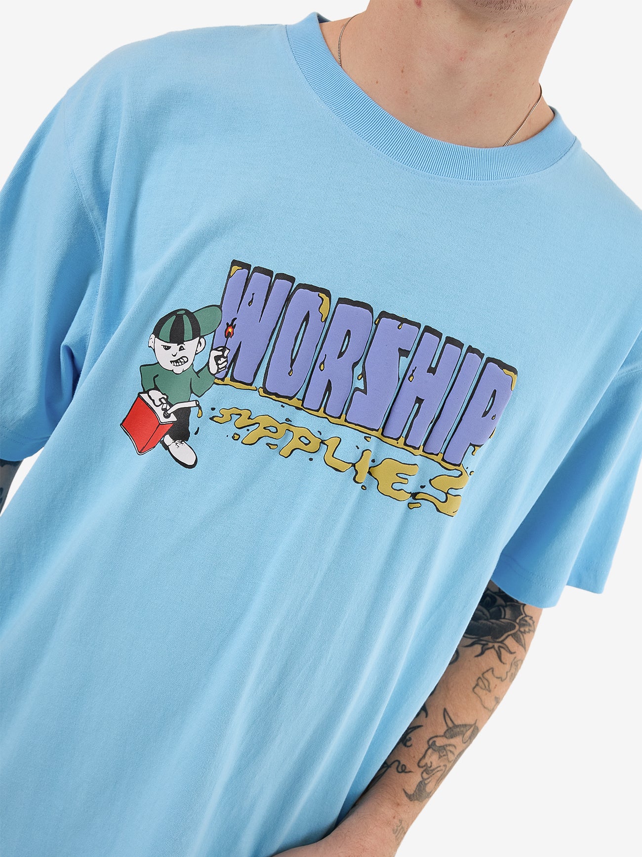 Pyrotechnics Tee - Baltic - Image 8