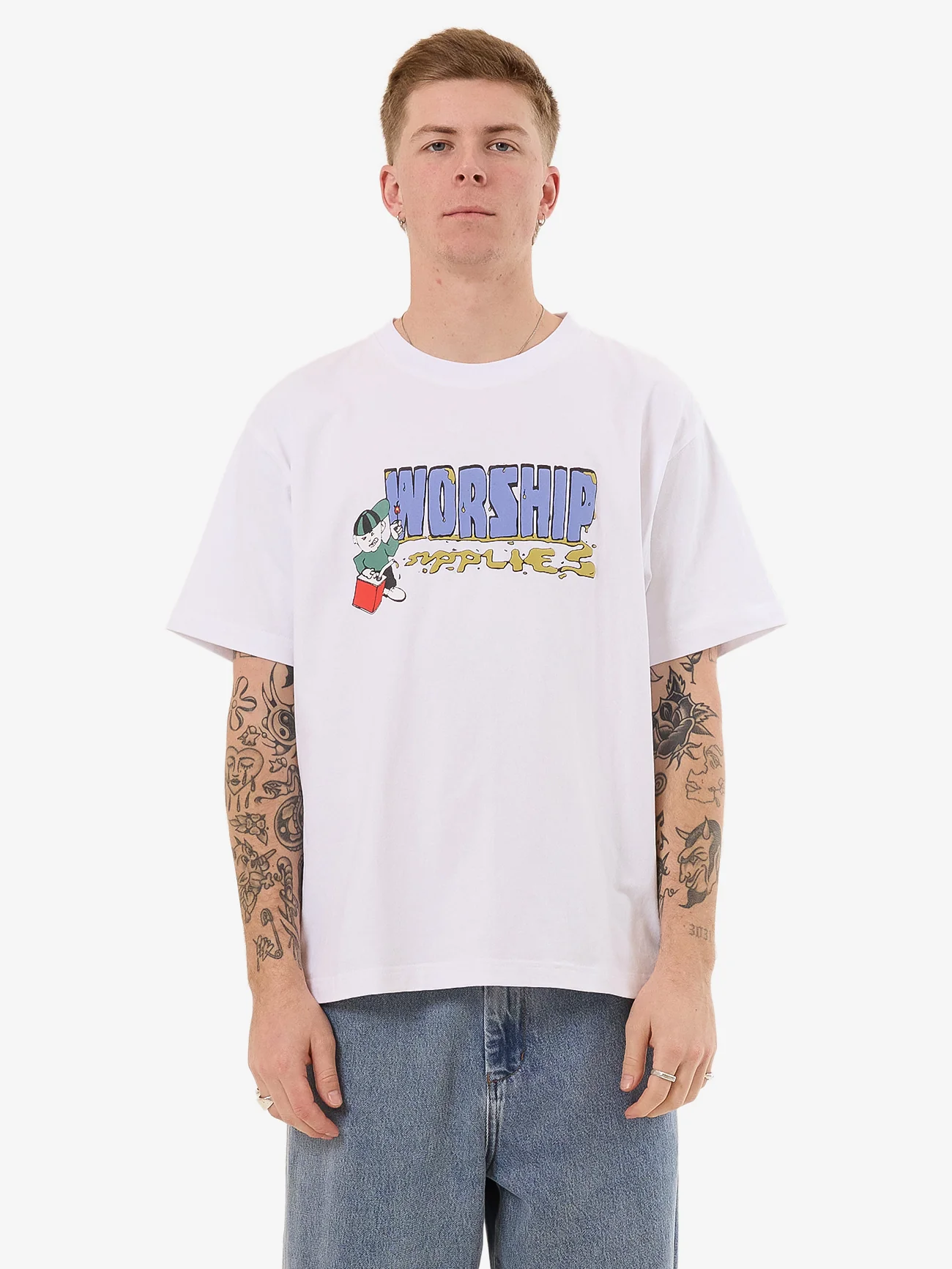 Pyrotechnics Tee - White