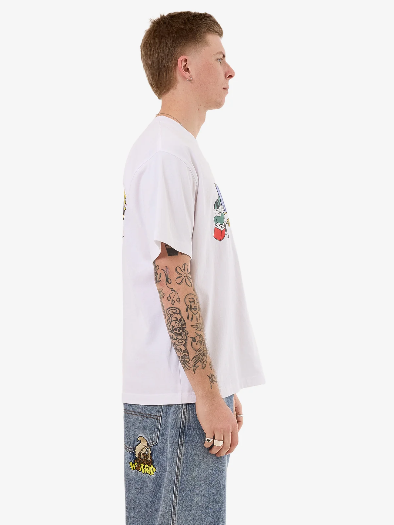 Pyrotechnics Tee - White - Image 3