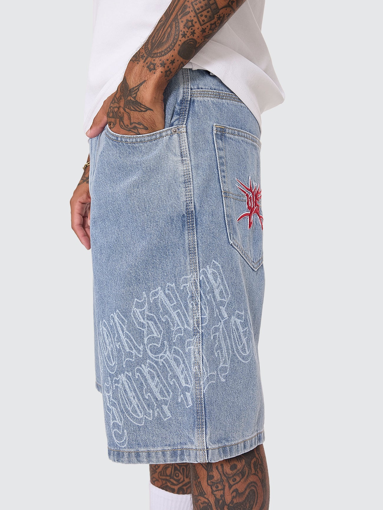 Rager Big Dawg Jean Short - Rage Blue - Image 8