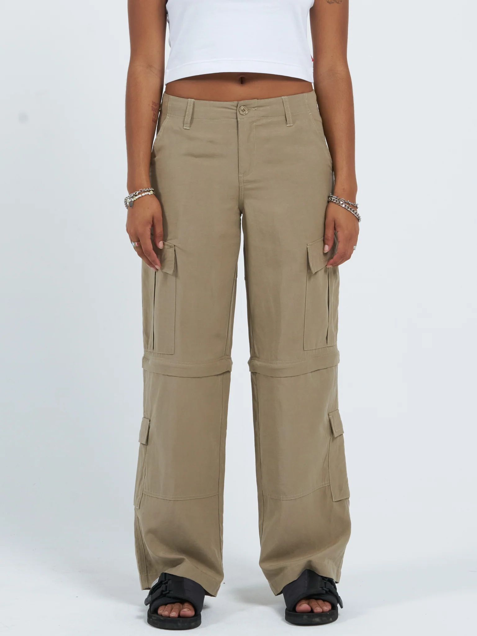 Recreation Zip Off Cargo Pant - Sandy Taupe