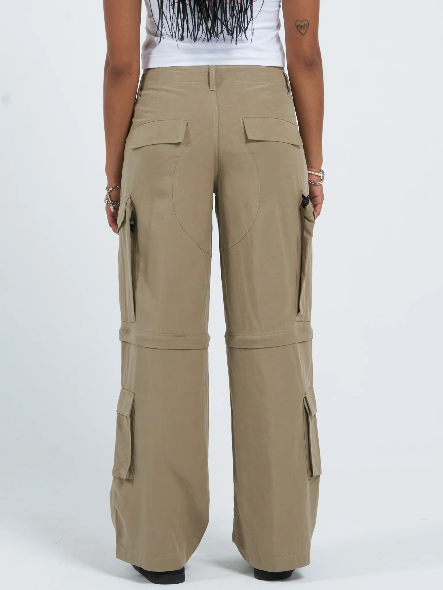 Recreation Zip Off Cargo Pant - Sandy Taupe - Image 2