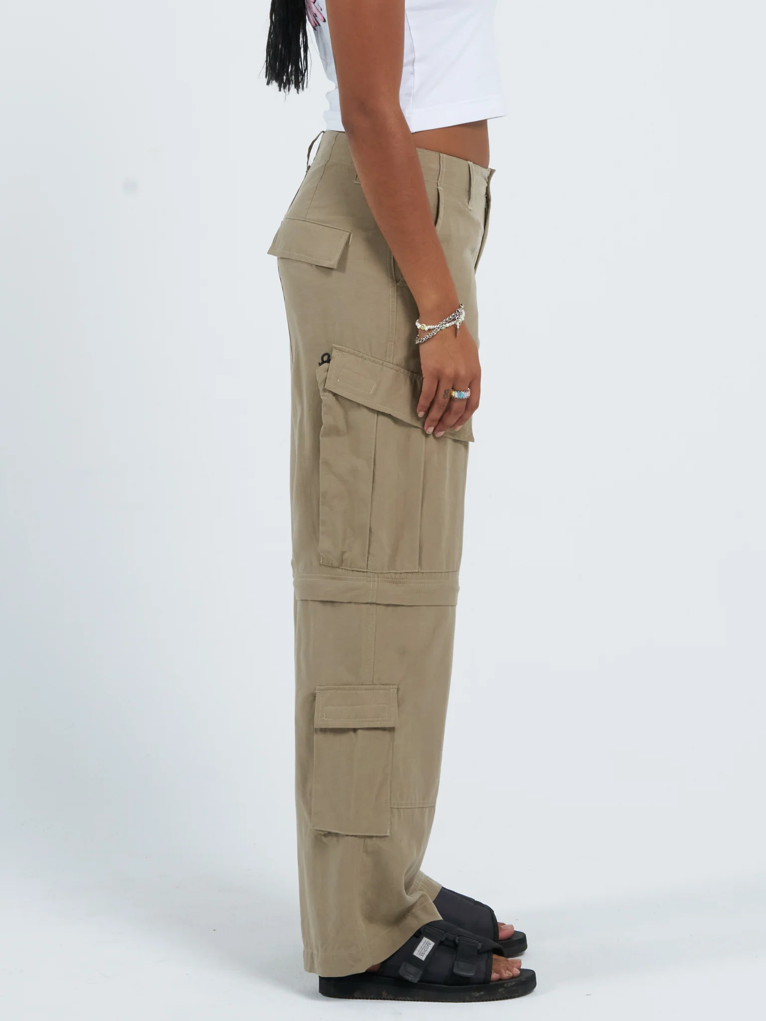 Recreation Zip Off Cargo Pant - Sandy Taupe - Image 5