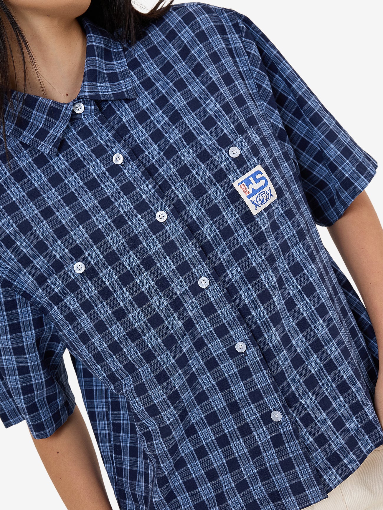 Removal Box Fit Shirt - Bell Air Blue - Image 2
