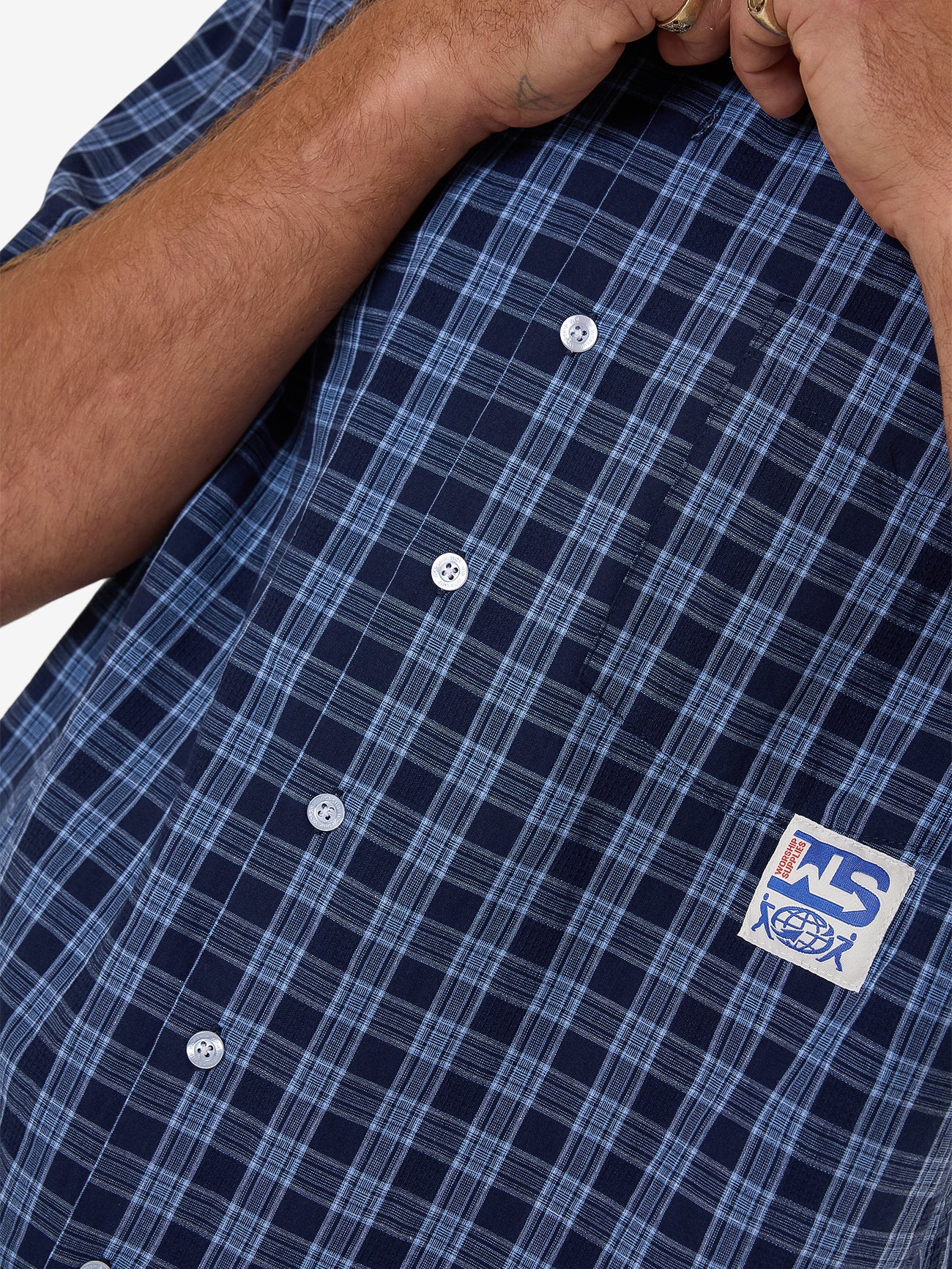 Removal Short Sleeve Shirt - Bell Air Blue - Image 3