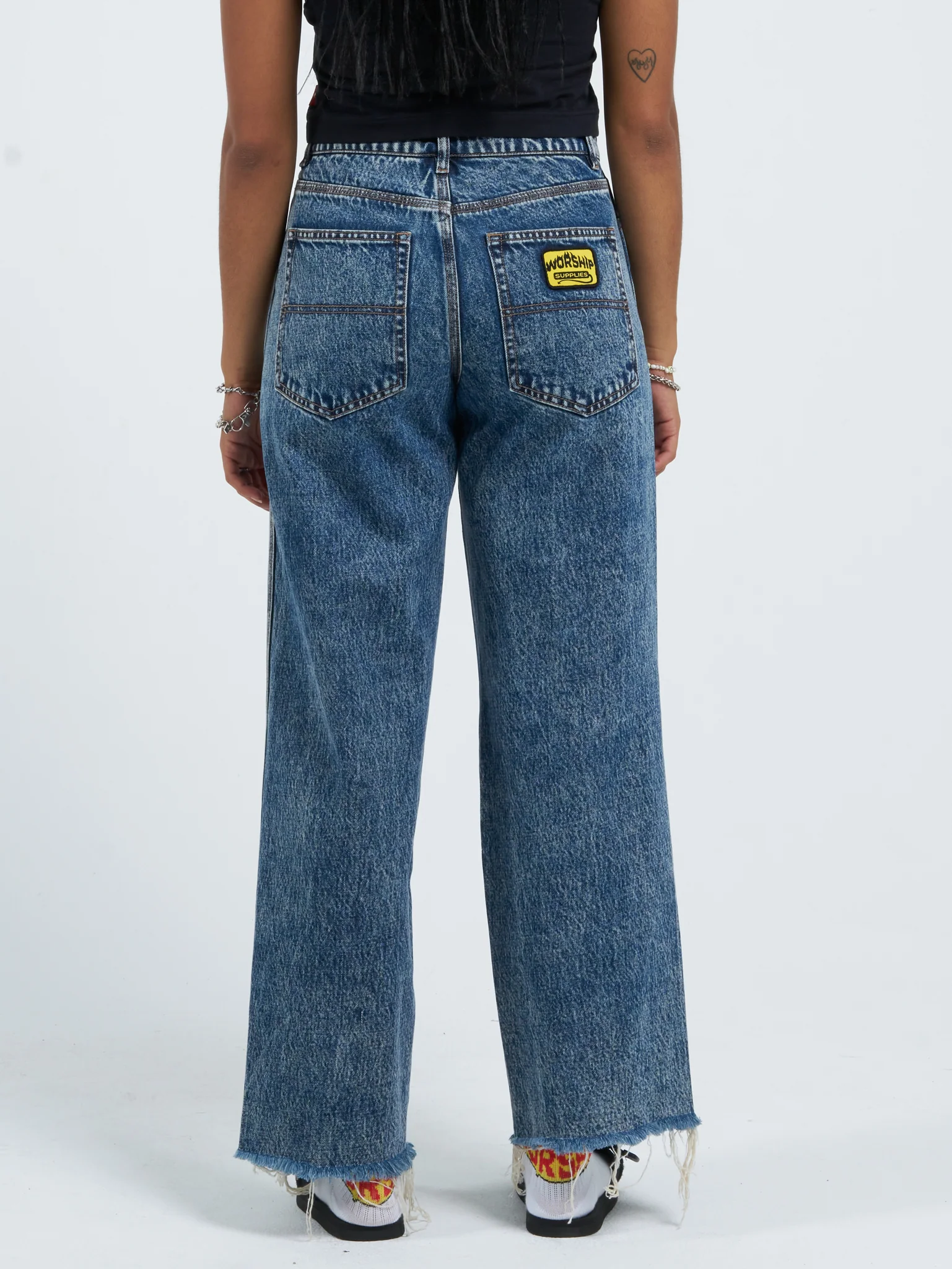Rest Stop Sloucher Jean - Indigo Acid - Image 2