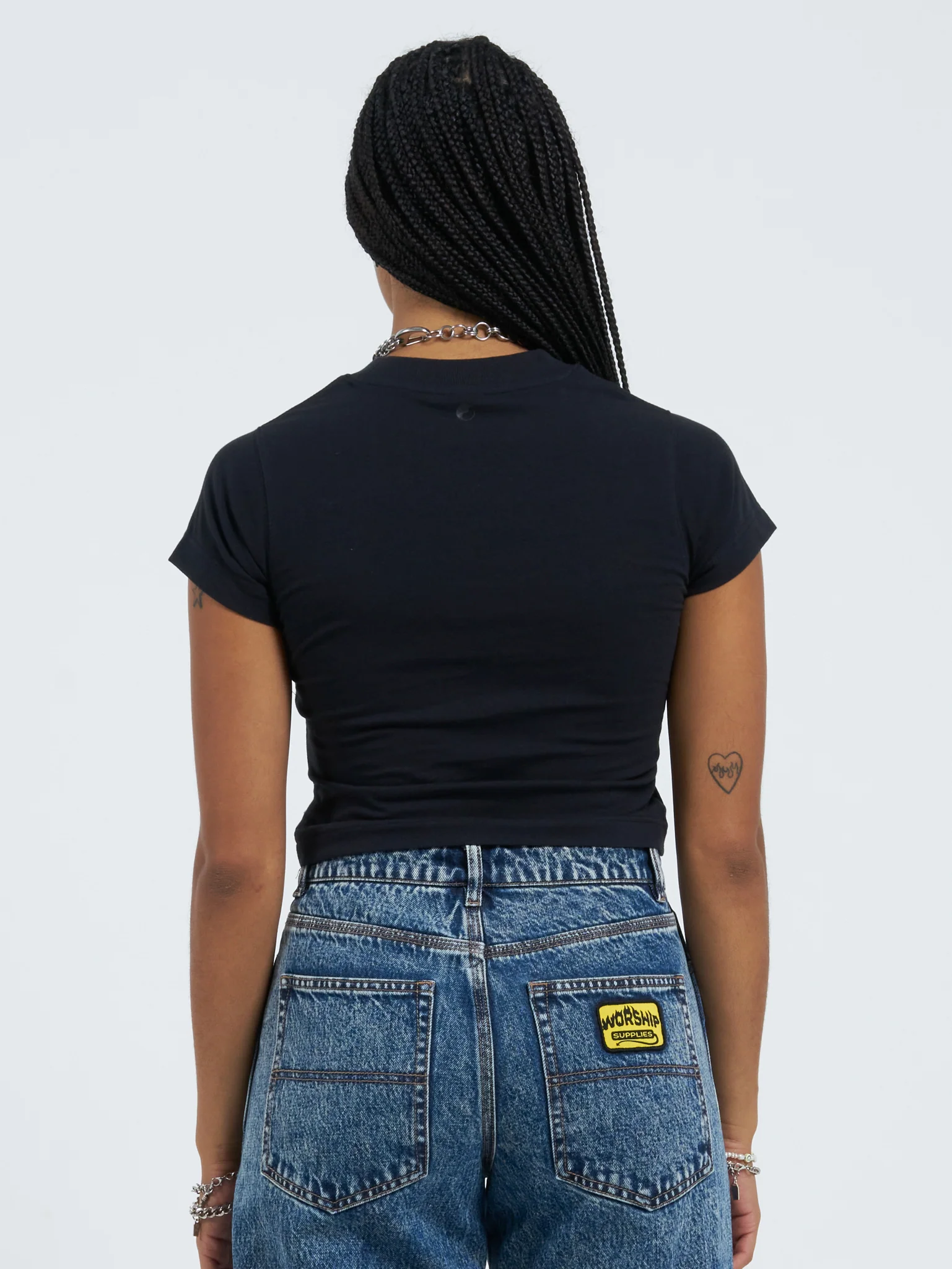 Rest Stop Teeny Tee - Black - Image 2