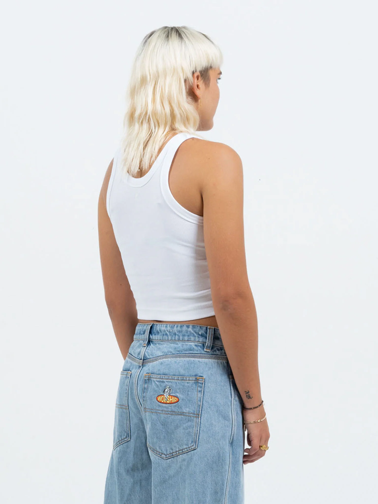 Revolution Crop Sport Tank - White - Image 5