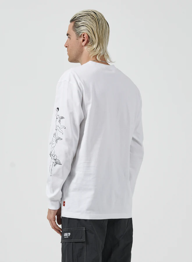 Revolution Long Sleeve Tee - White - Image 3
