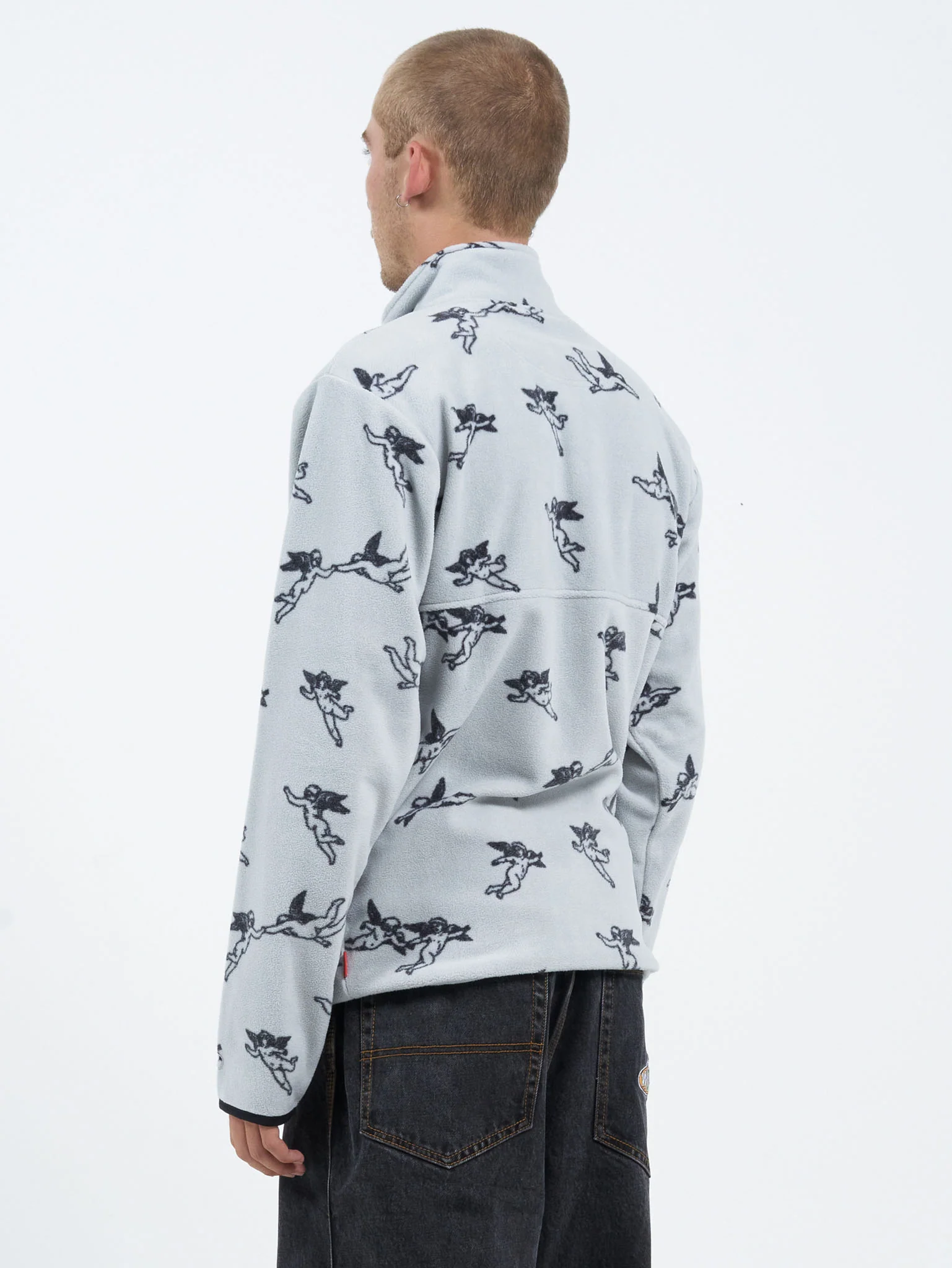 Revolution Quarter Zip Polar Fleece - Glacier Gray - Image 4