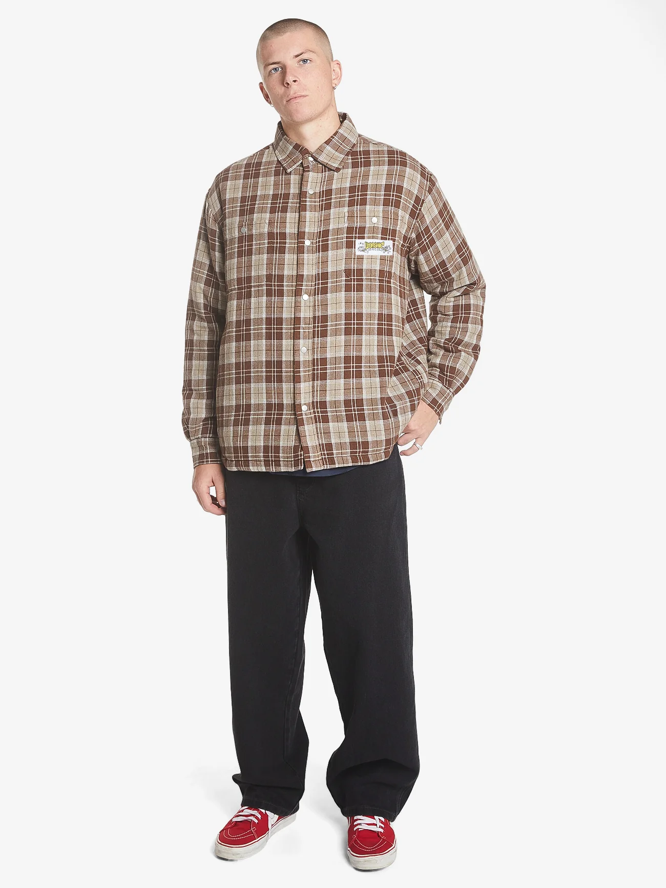 Royale Quilted Shacket - Major Brown - Image 4
