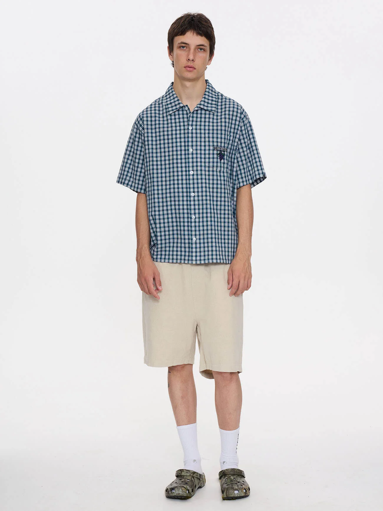 Satisfaction Short Sleeve Shirt - Dark Blue - Image 6