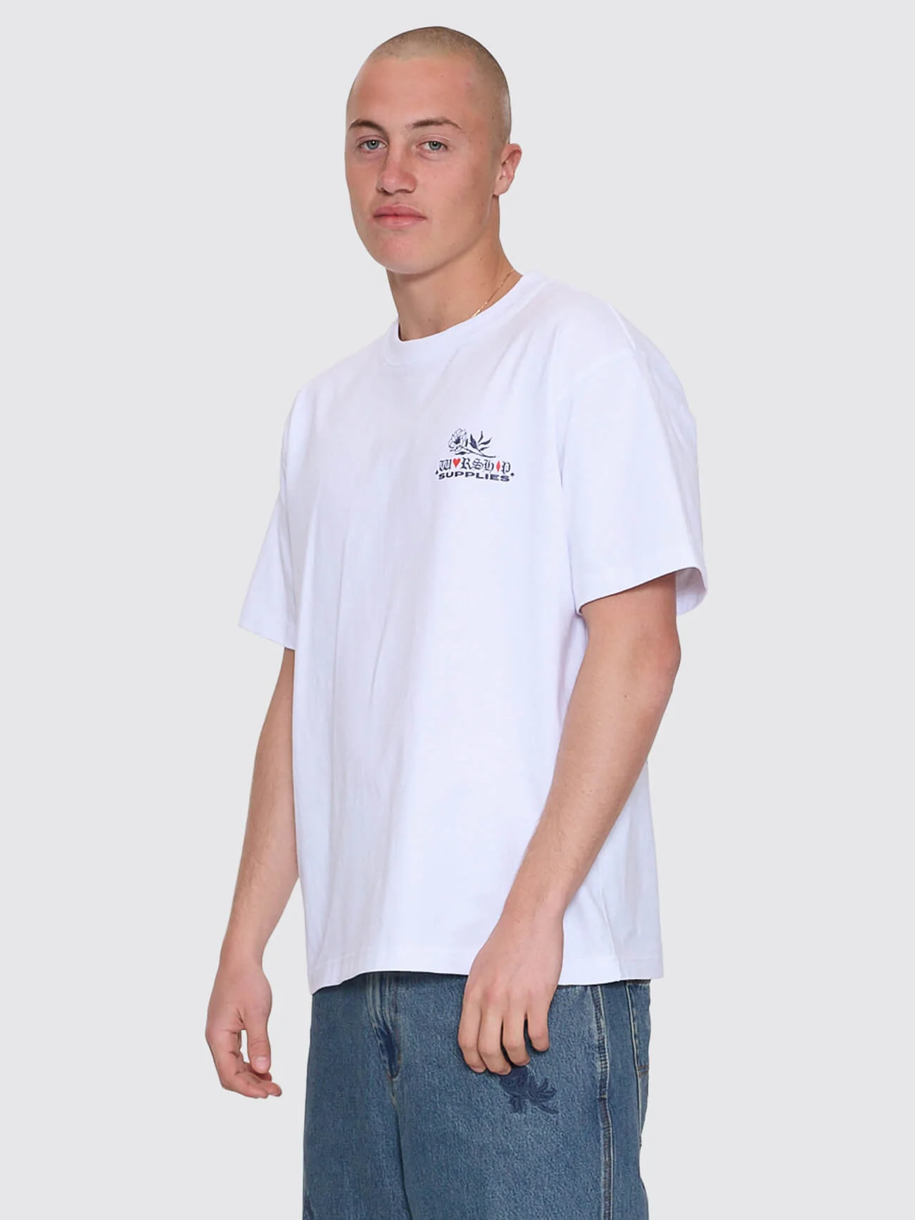 Scratch Tee - White - Image 4