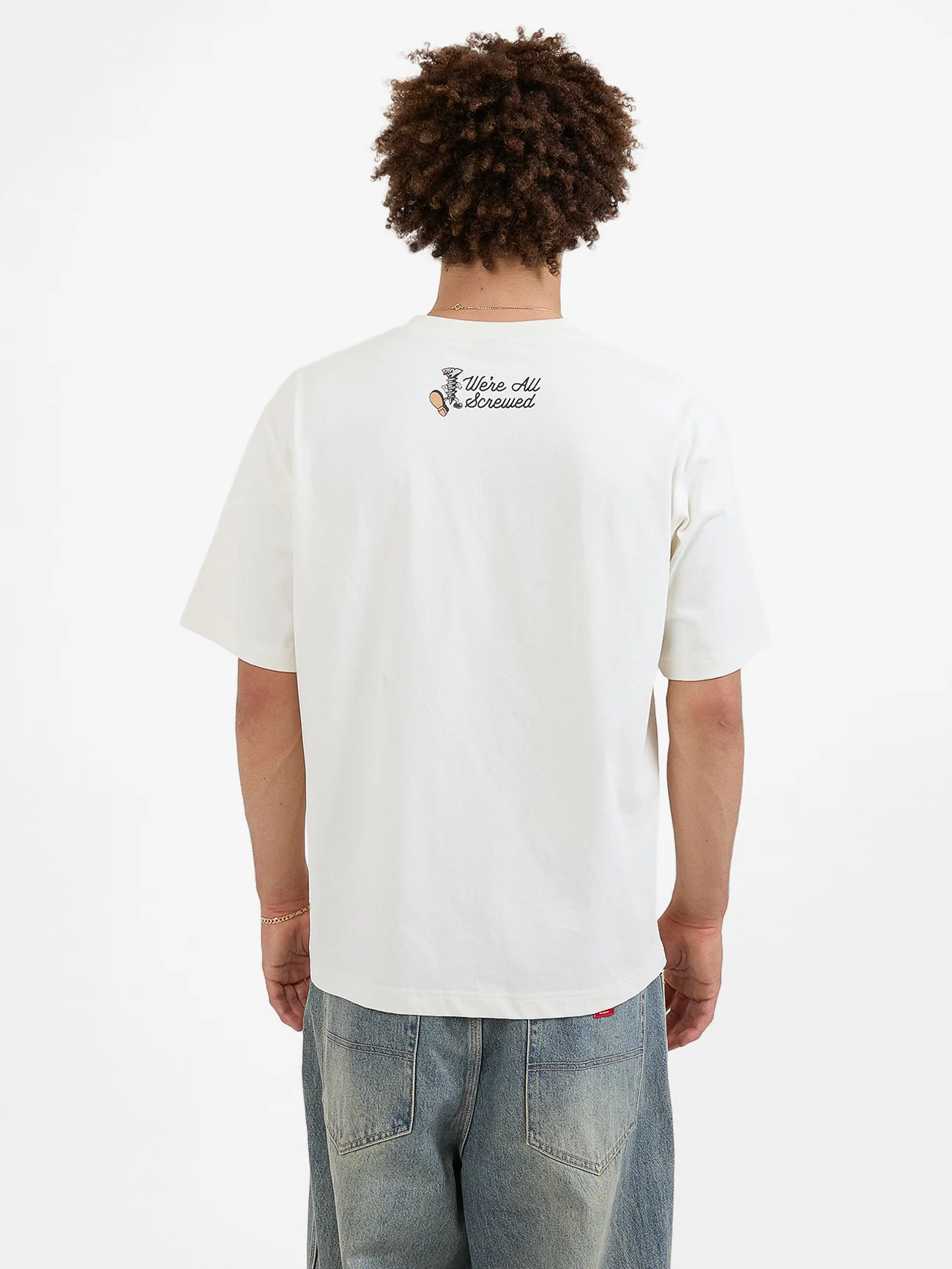 Screwed Tee - Bone - Image 2