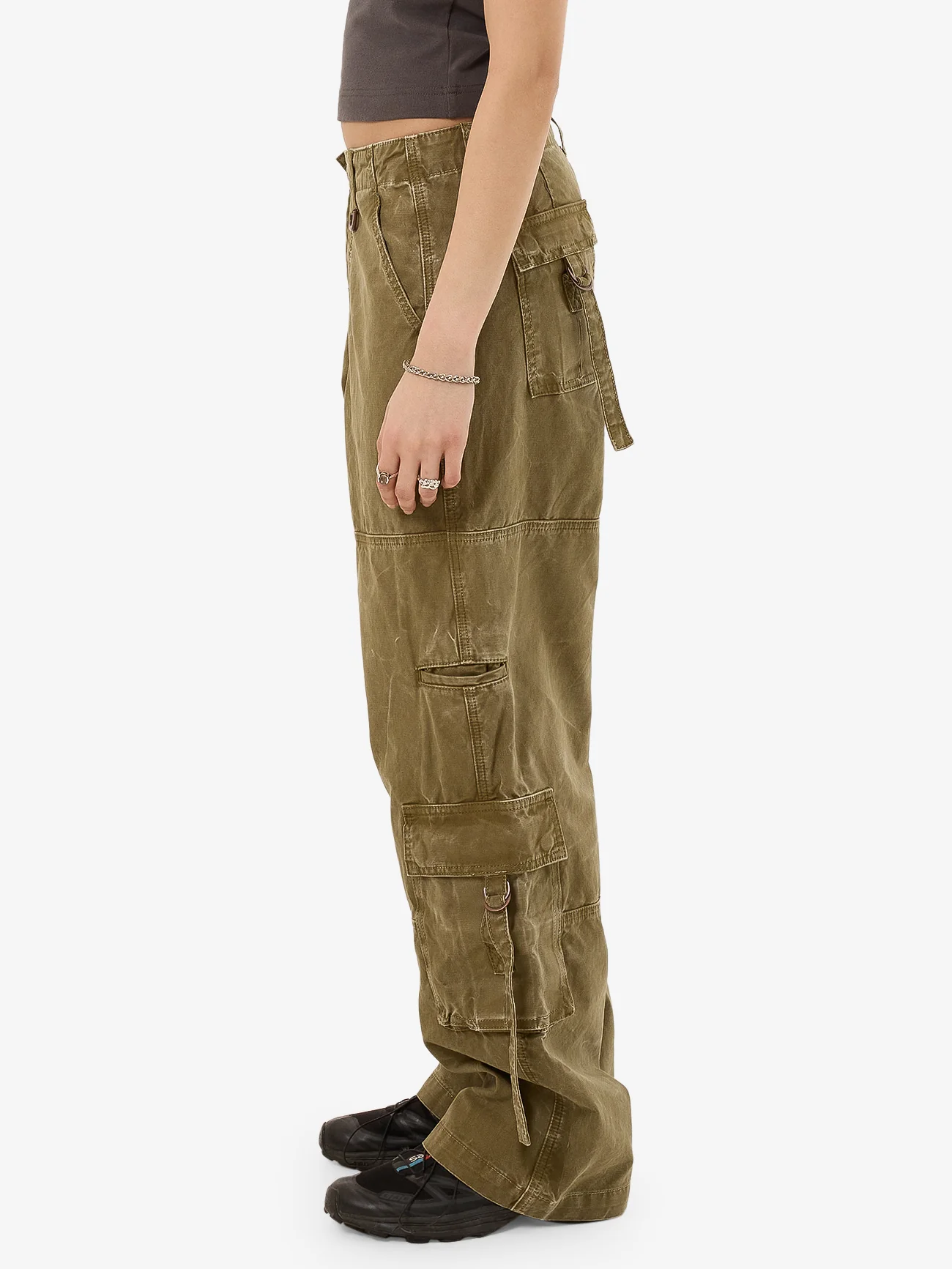 Service Cargo Pant - Khaki Oil Wash - Image 3