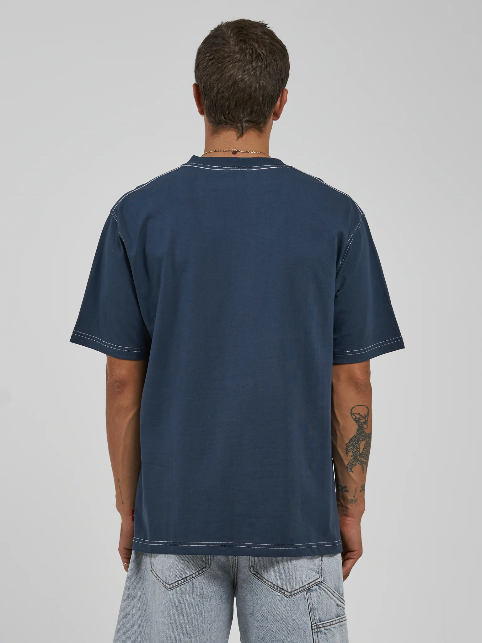 Service Tee - Petrol Blue - Image 5