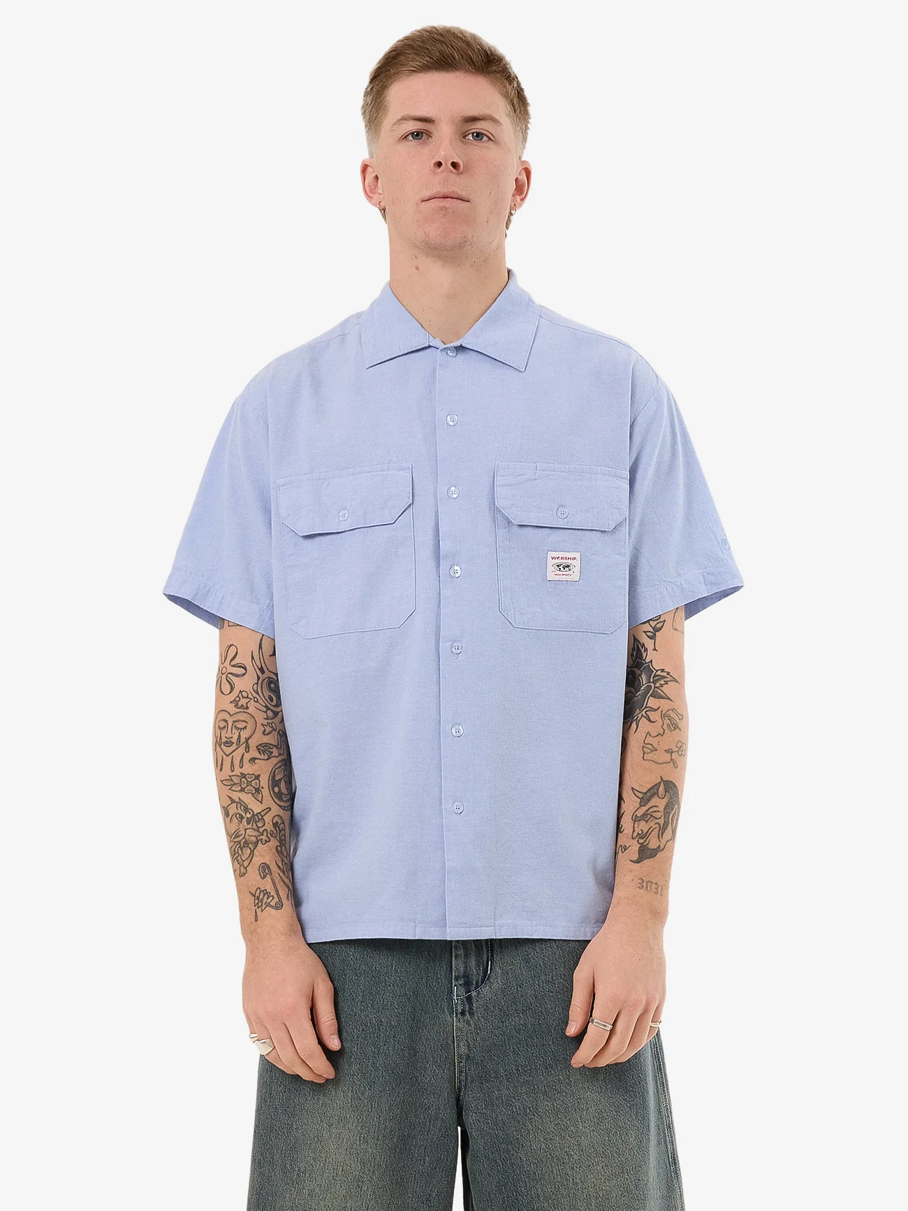 Service Work Shirt - Blue