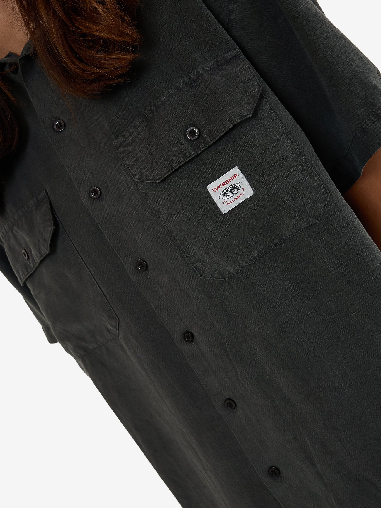 Service Work Shirt - Worn Black - Image 6
