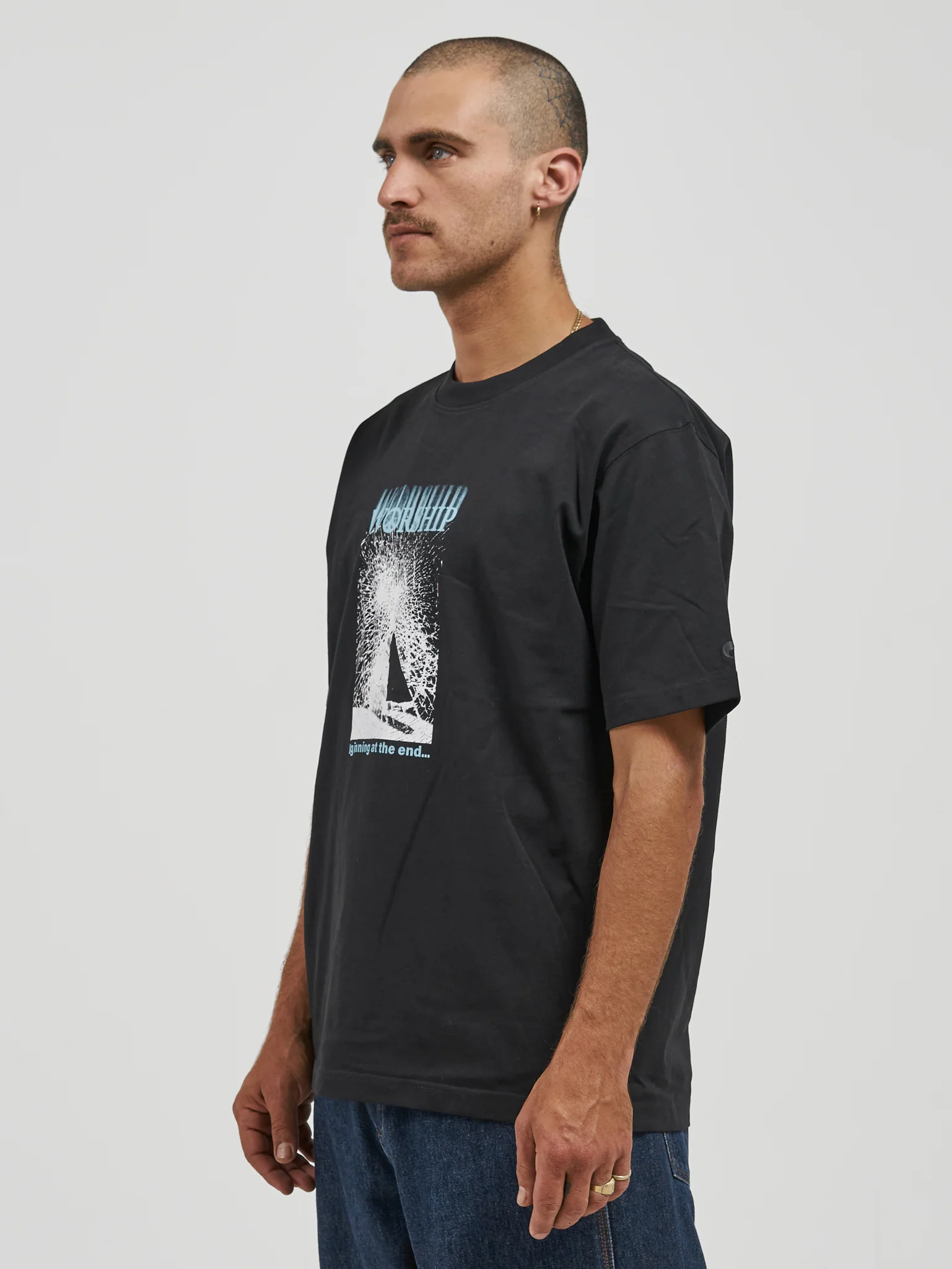 Shattered Tee - Black - Image 3
