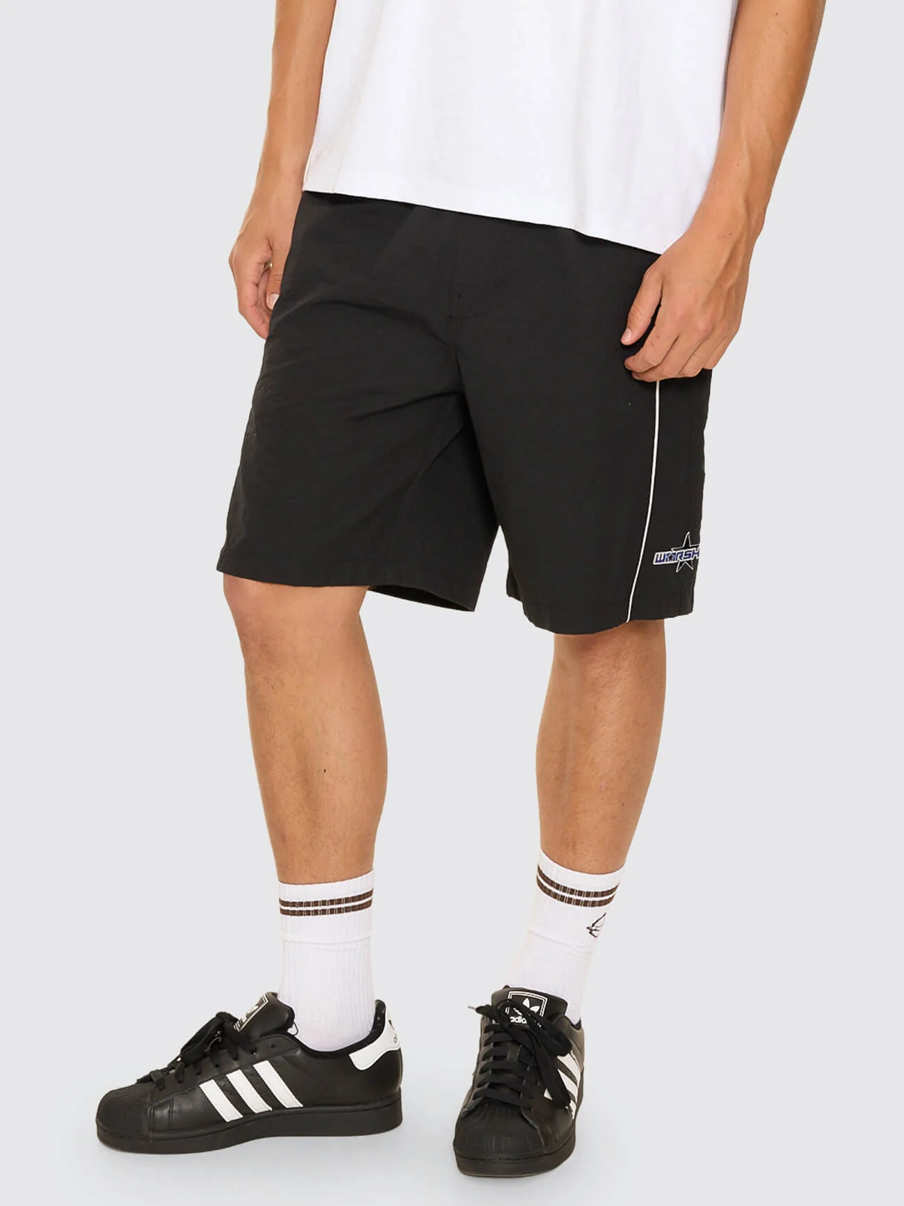 Shooter Elastic Waist Swim Short - Black
